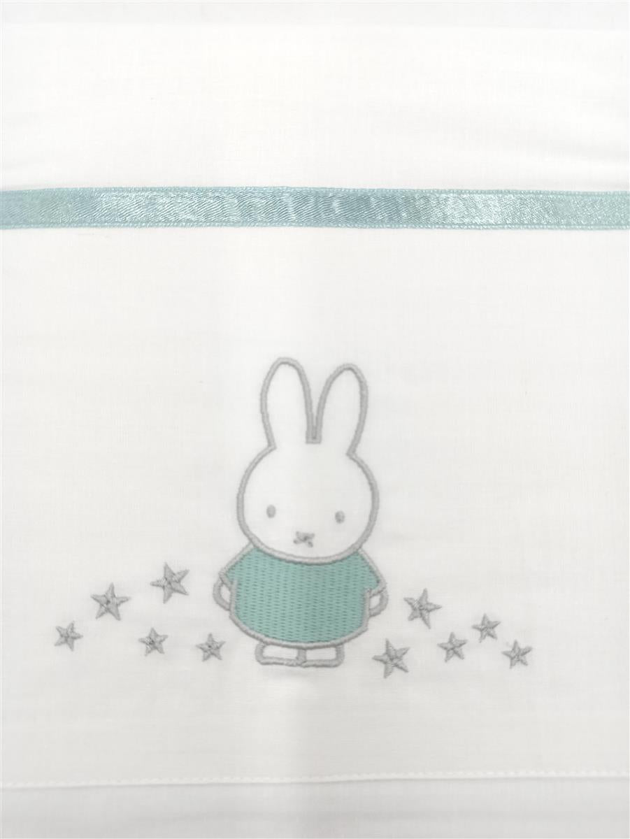 Miffy Laken Bettwäsche Kinderzimmer Babybett 75x100 cm Hase Motiv Kusche