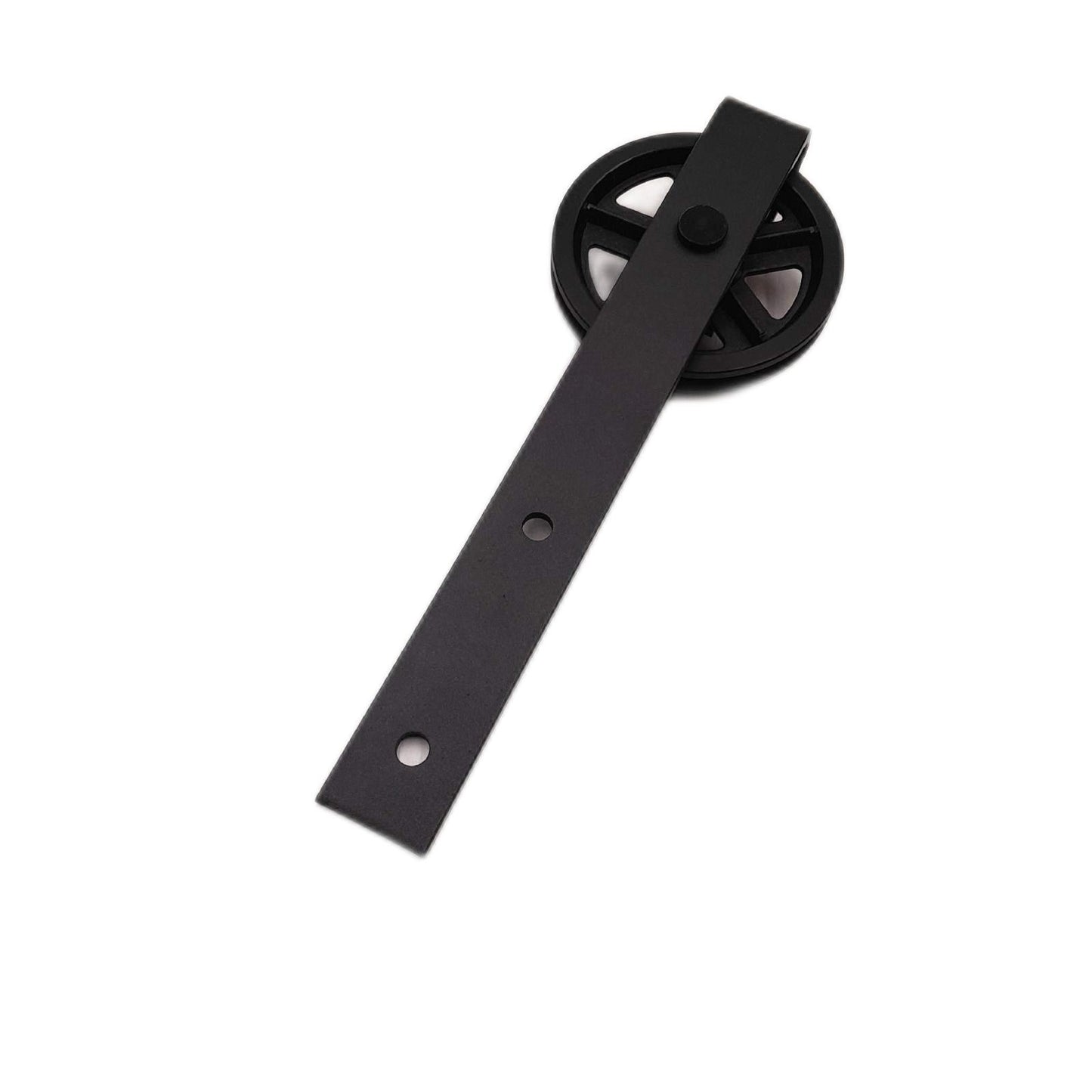 Holzschiebet?r-Beschlag Barn Door Typ B 200 cm, Schwarz, Passend f?r: Holzschie