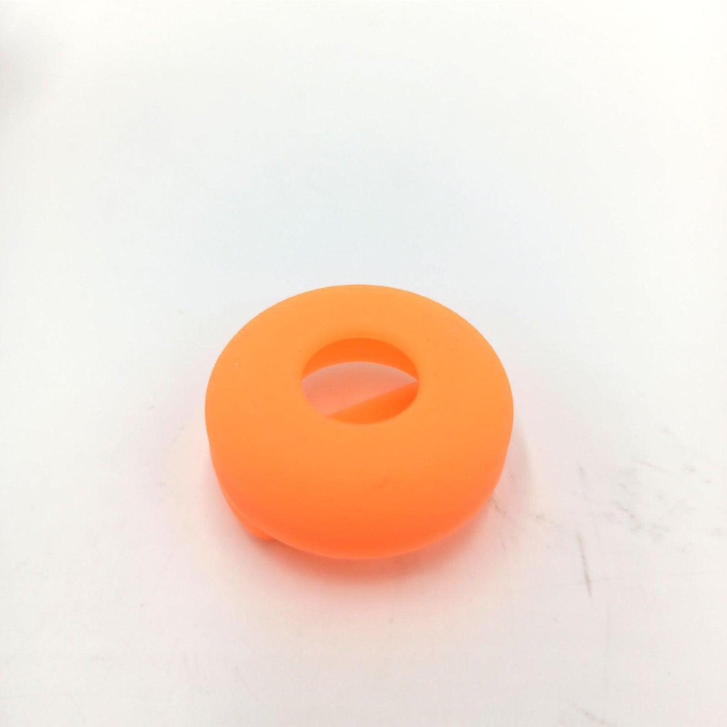 What's Goods® Original Hund und Katze Haustiere Silikon Halsband Schutz Hülle/Halter passend für Apple Airtag - Glow in The Dark Orange