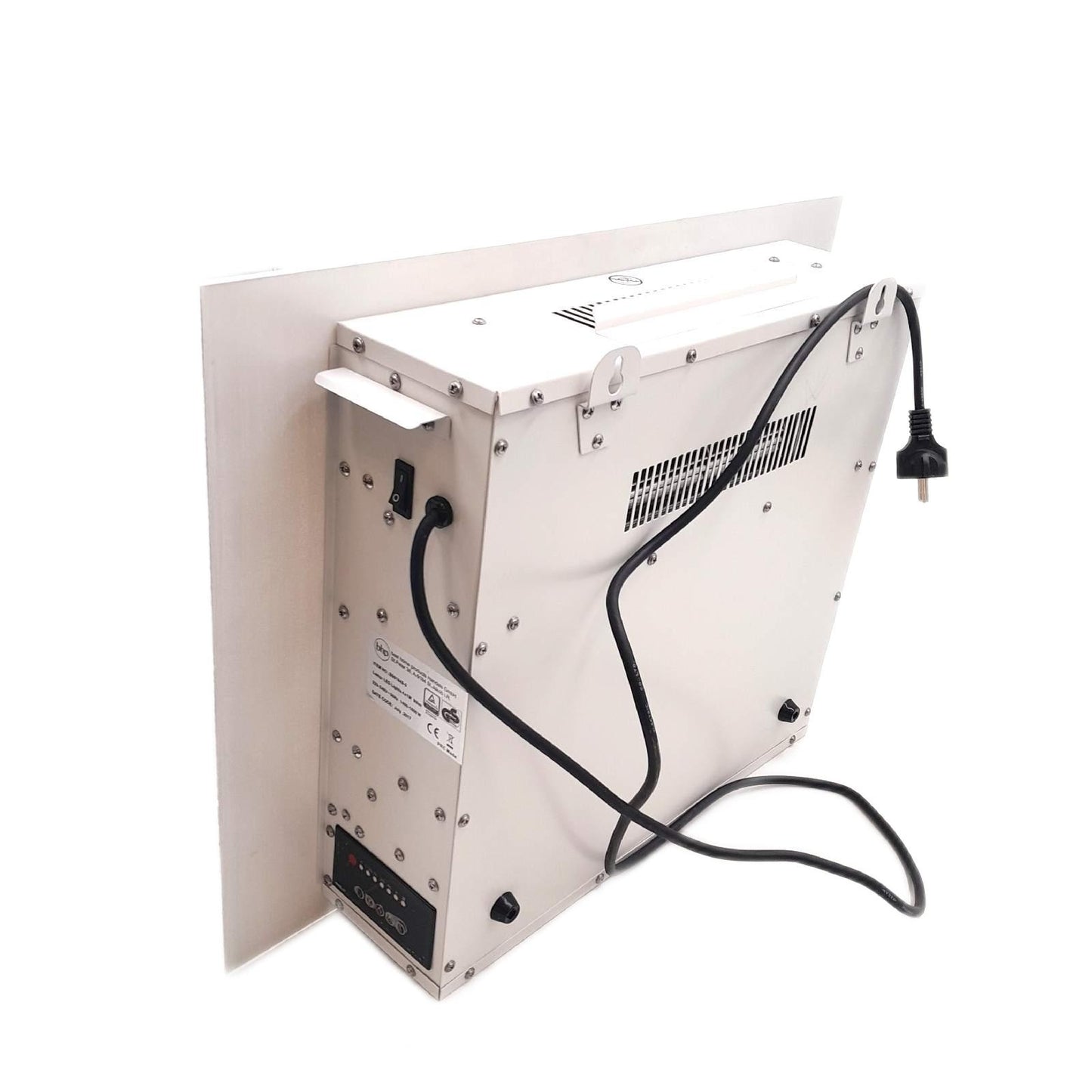 Elektrischer Kamin Heizung Wohnraum Weiß 1600 W 26 x 60 x 50