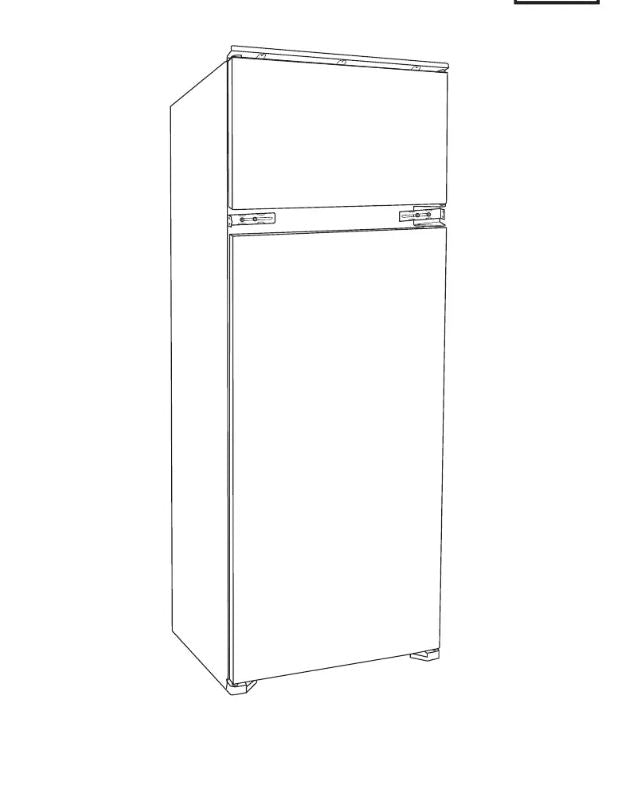 HANSEATIC Einbaukühlgefrierkombination HEKS14454GF, A++, 145 cm, weiß