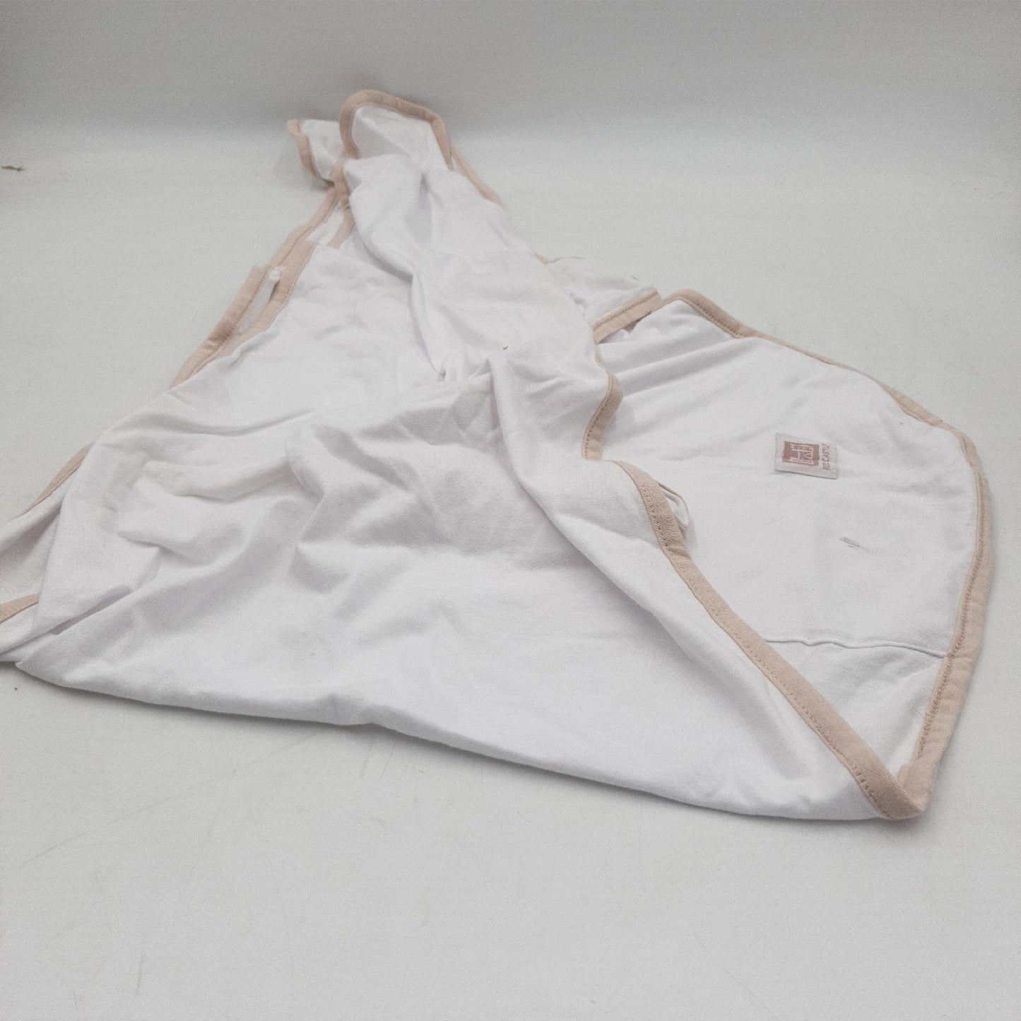 Beaba Babydecke Textilien Puck Geborgenheit 100 Prozent Baumwolljersey Weiss