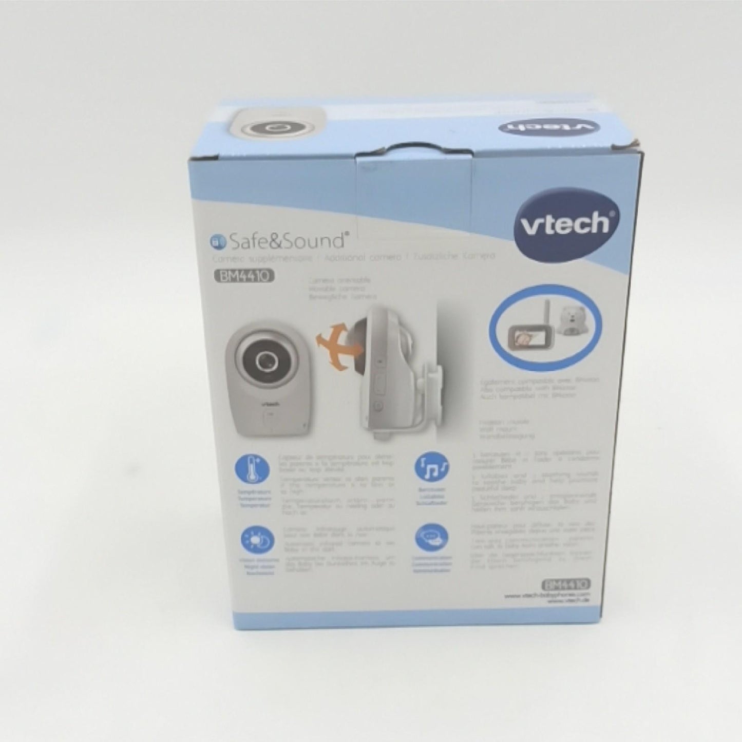 VTech Erweiterungskamera Babyphone Babyueberwachung XL Groesse Sicherheit Babyueberwachung