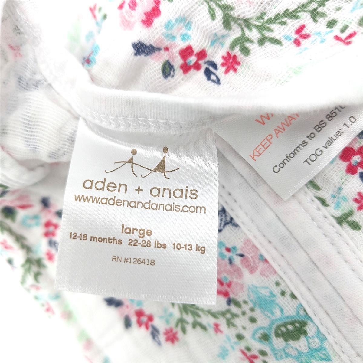 Aden Anais Disney Schlafsack Bambi Musselin 100% Baumwolle 12-18m 1.0 TOG niedlich