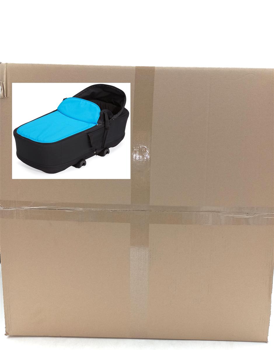 Easy Walker Babywanne Kinderwagen EWA JUNE Blau Komfort Schlafplatz Kinderbett