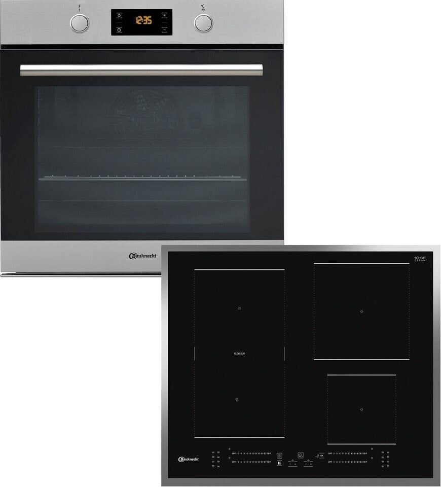 BAUKNECHT Backofen-Set BAKO 900 PYRO IND F, A+, 57,7 cm, edelstahl