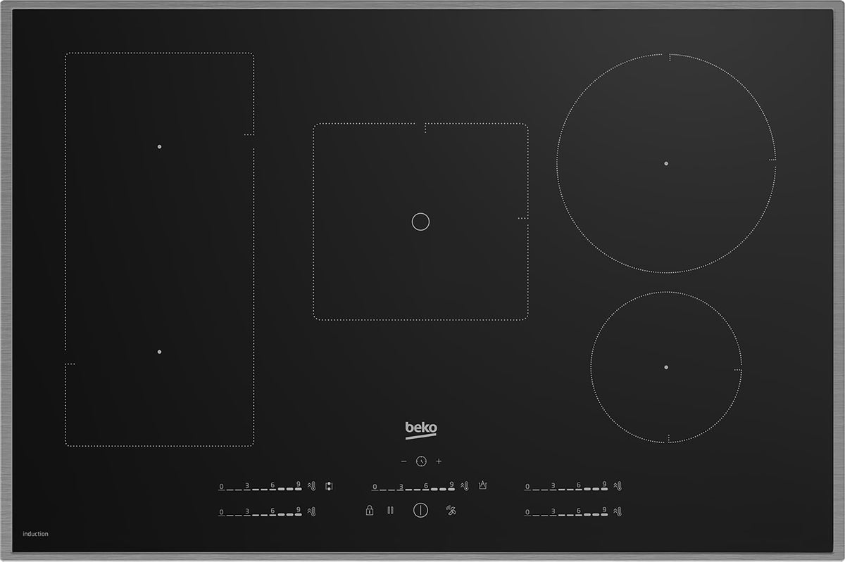 BEKO Flex-Induktions-Kochfeld HII 85770 UFTX, 78 cm, schwarz