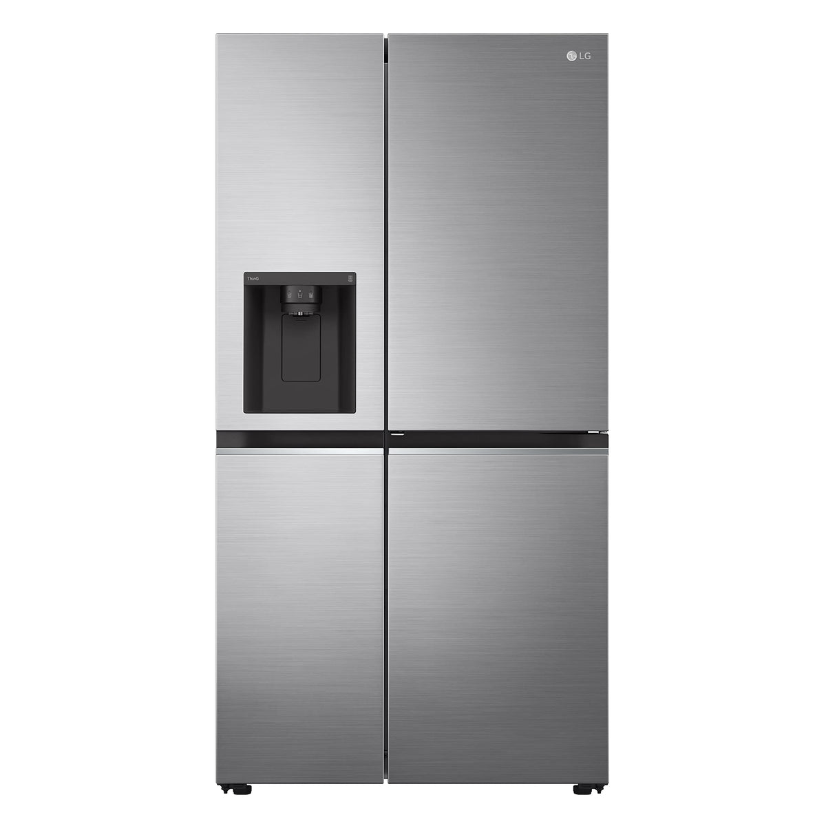 LG Side-by-Side GSJV51PZTE, 179,0 cm, silber