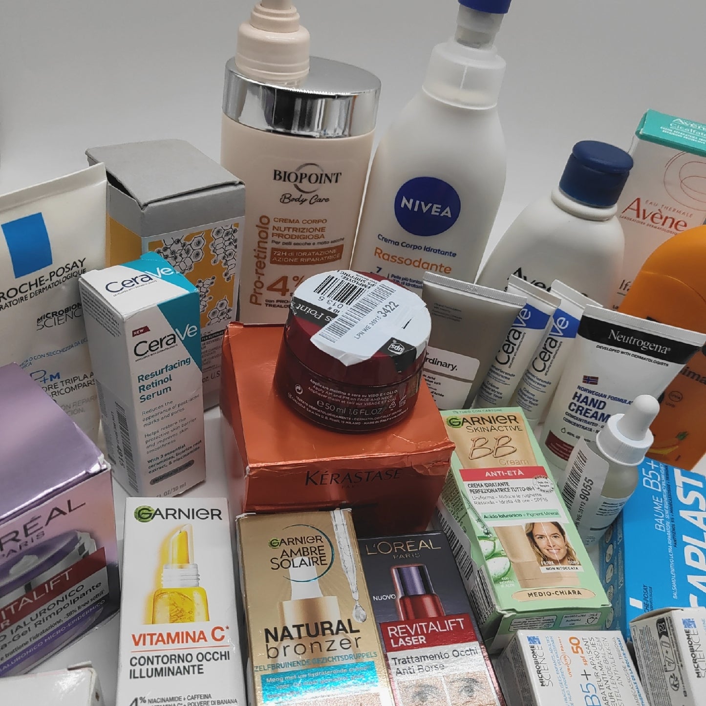 Creme körperlotion Lotion Nivea Loreal Garnier Neutrogena gemischte Posten geöffnet