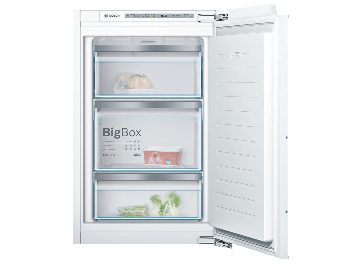 BOSCH Einbaugefrierschrank 6 GIV21ADD0, A+++, 87,4 cm weiß