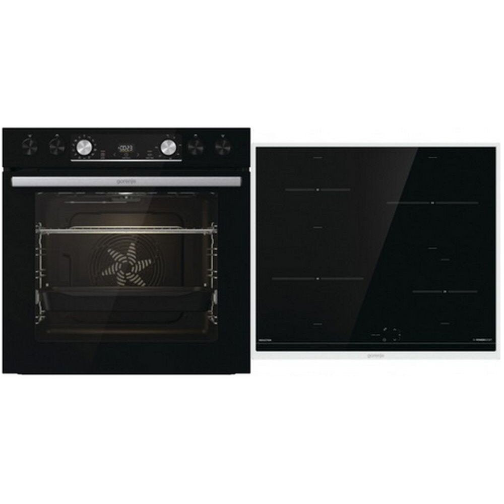 GORENJE Induktions Herd-Set Black Set 4 Induktion, 60cm, schwarz