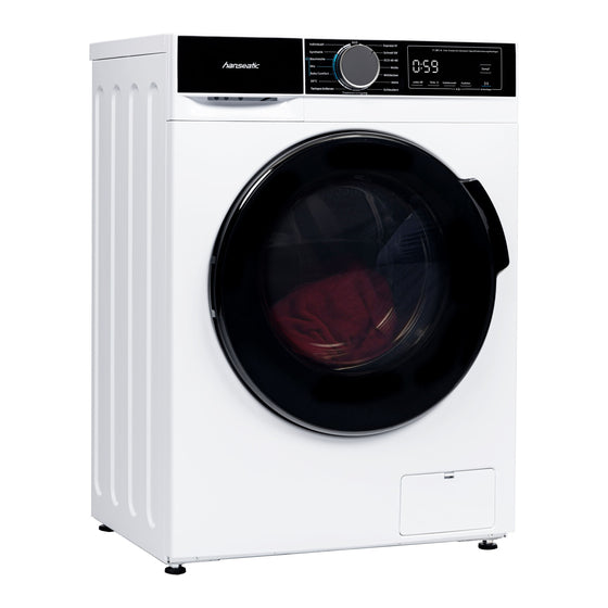 HANSEATIC Waschmaschine HWMA814B, 8 kg, weiß