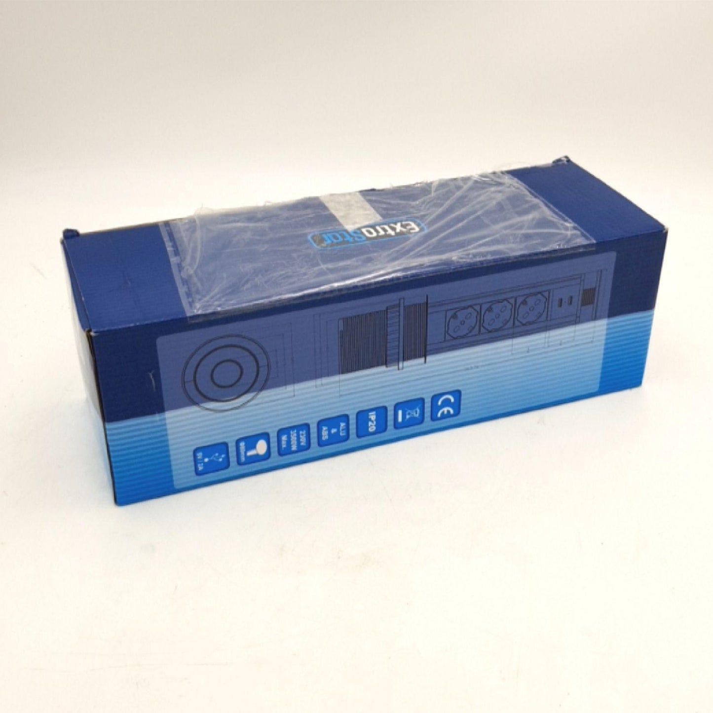 EXTRASTAR Schreibtischstecker Büro Zubehör Modell 2 USB Italienische Steckdosen Praktisch