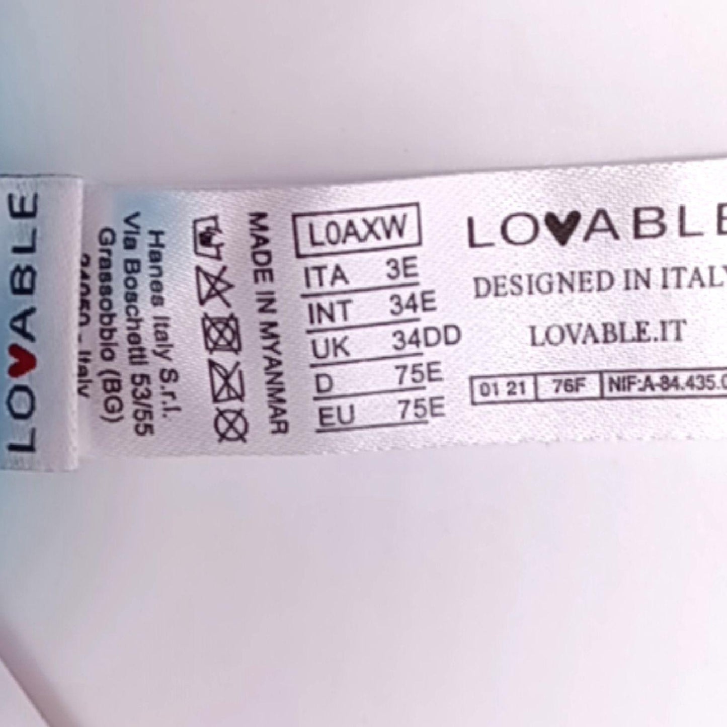 Lovable Damen Bikini Bademode Reversible Micro Stampa Azzurro Reversibile Spaß Strandmode