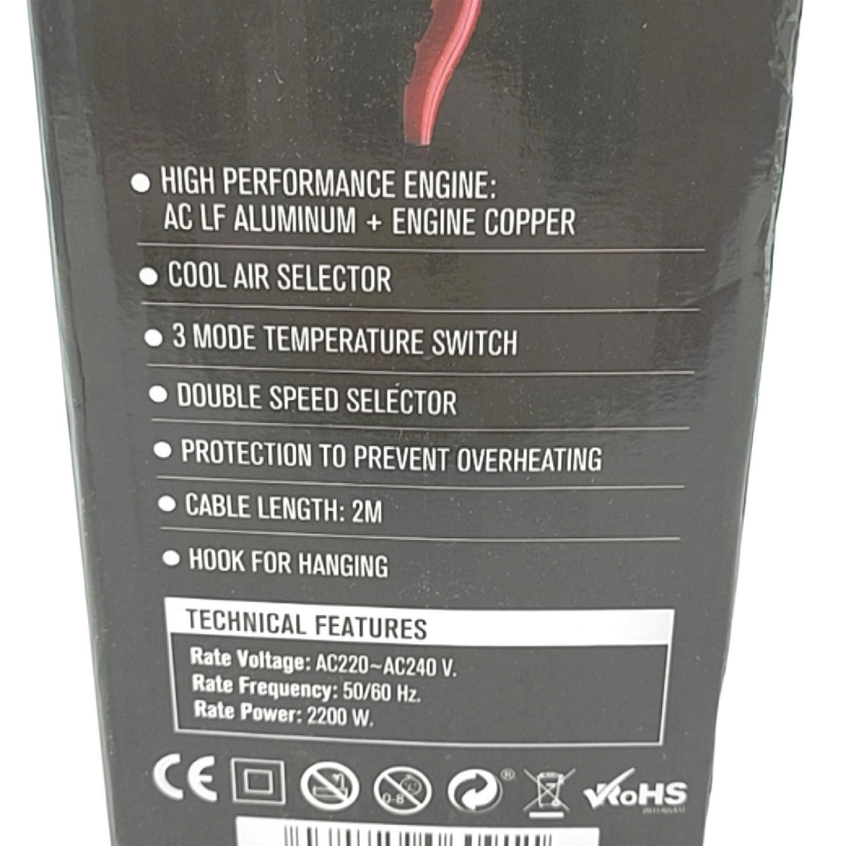 ID Italian Design Haartrockner Elektrogeräte Gti 2200W Profi Leistungsstark