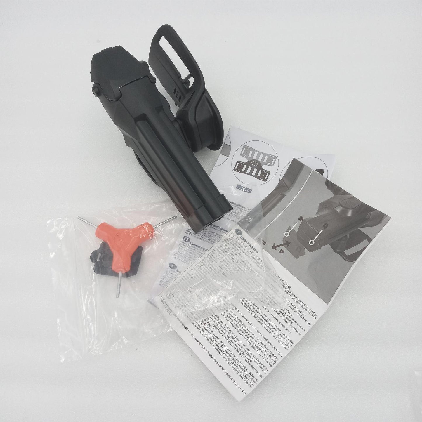 Vega Holster Pistolenholster Polymer Carabinieri DCA8 Schwarz Rechts Tactical
