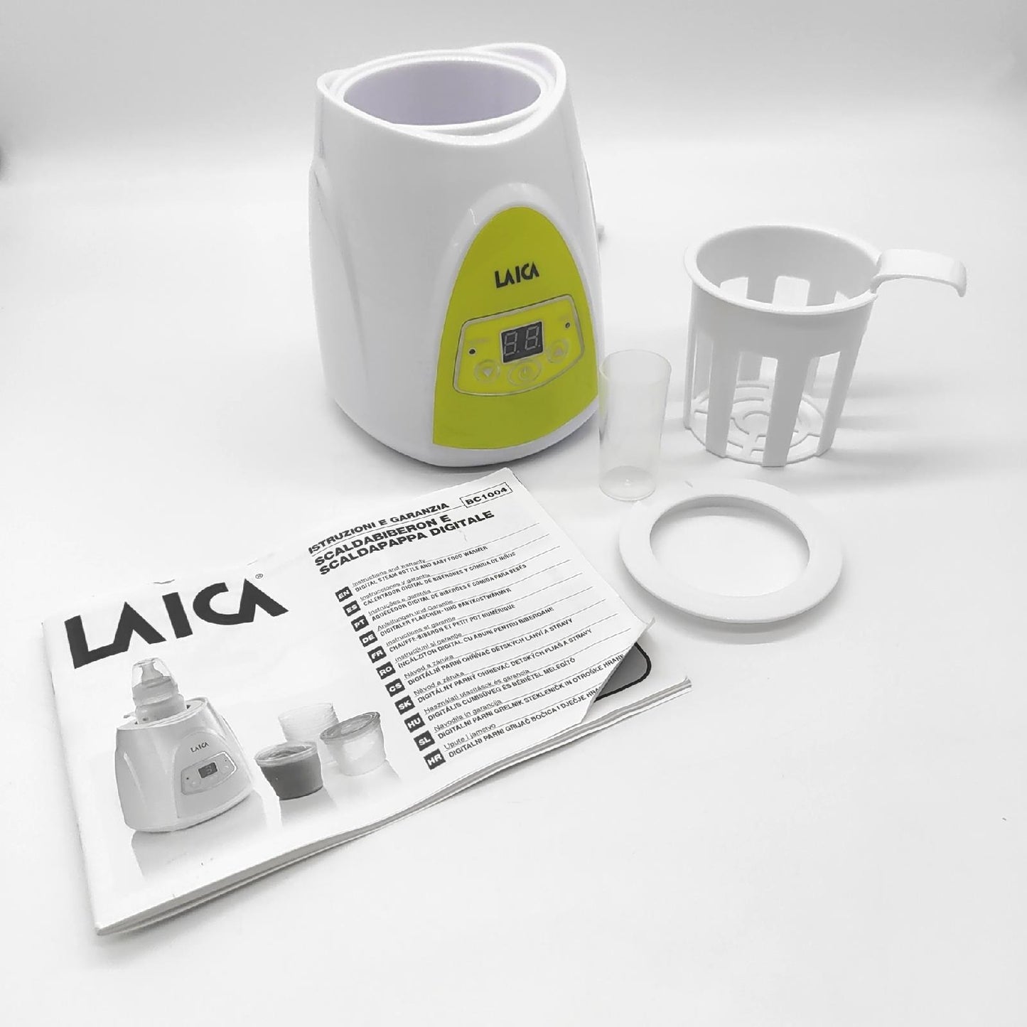 Laica Flaschenwärmer Babykostwärmer Haushaltsgeräte Scaldabib praktisch einfach zu bedienen sicher