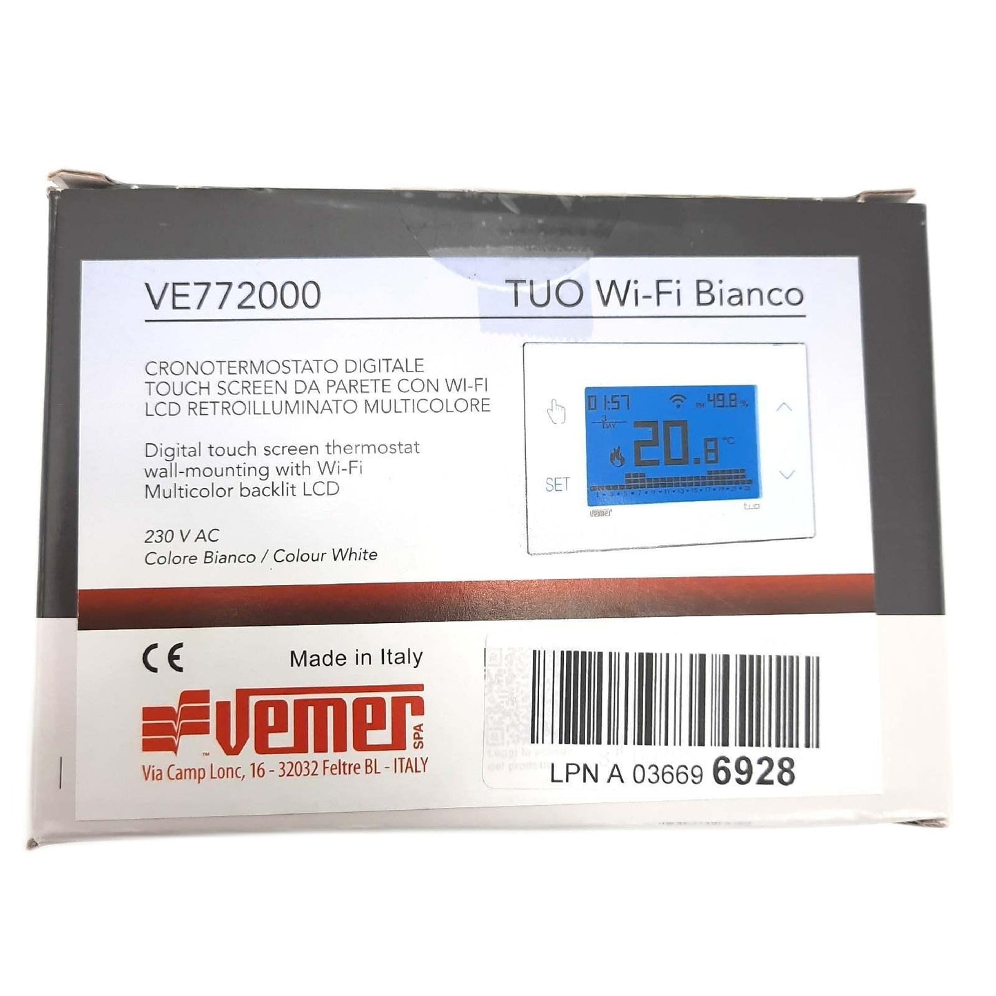 VEMER Thermostat Heizung Smart Home VE772000 TUO WIFI Steuerung mit App i