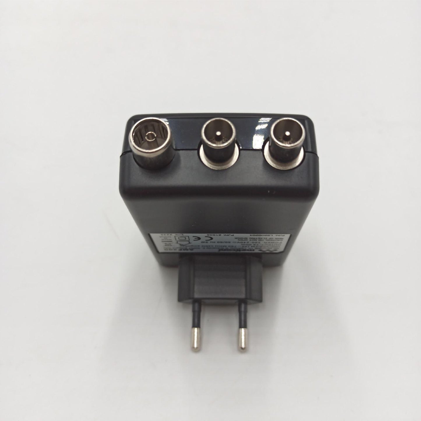 Meliconi AMP200, TV-Antennenverstärker, Digitaler 2-Wege-Signalverstärker, 220V Direktstromversorgung, LTE-Filter