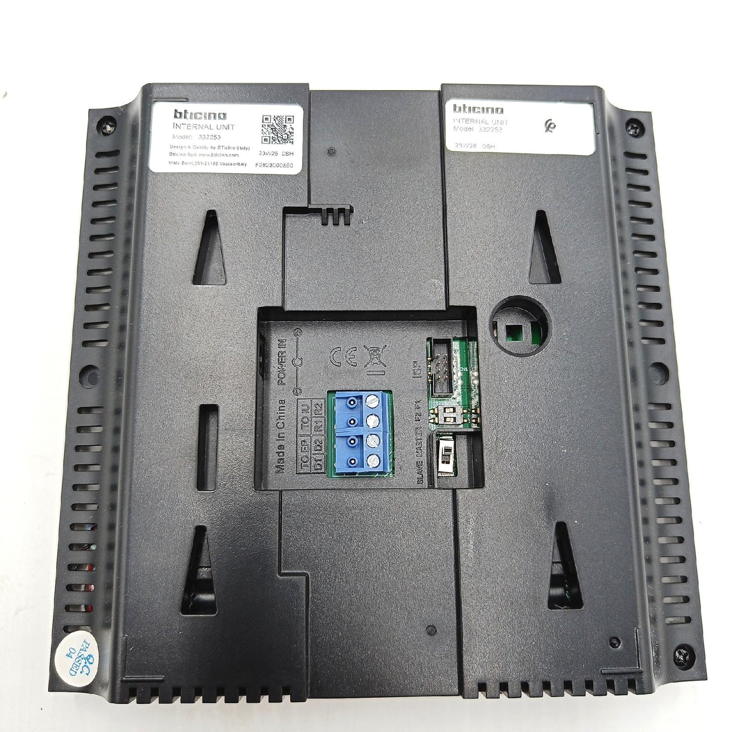 Bticino 332253 Ersatz-Display, 4,3 Zoll für Video-Sprechanlagen, 2 Kabel, Perlweiß