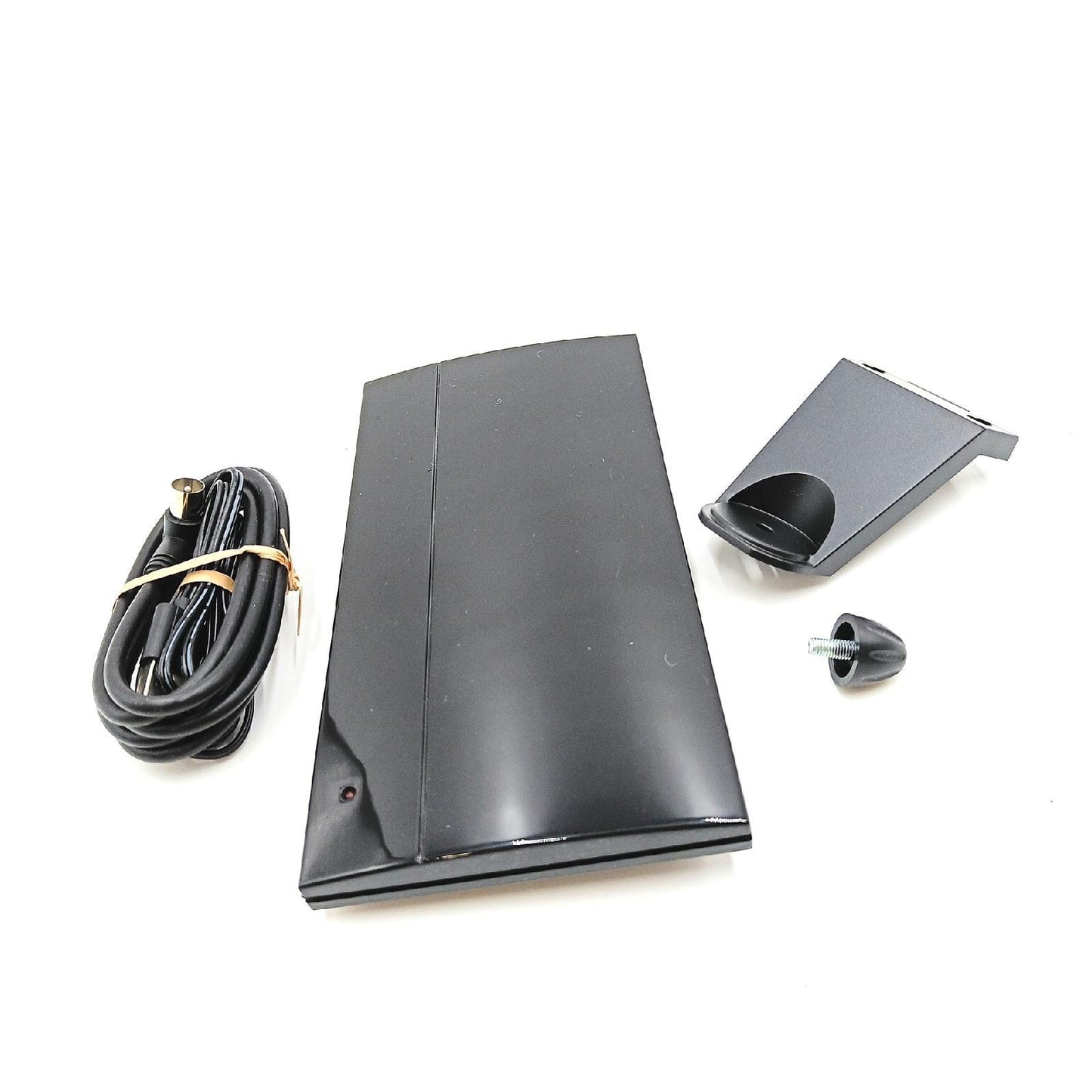 Meliconi AD Professional R1 TV-Antenne für den Innenbereich, mit 4G und 5G Filtern, für DVB-T2 HEVC Signale, Stromversorgung über USB, schwenkbar, schwarz, mittel