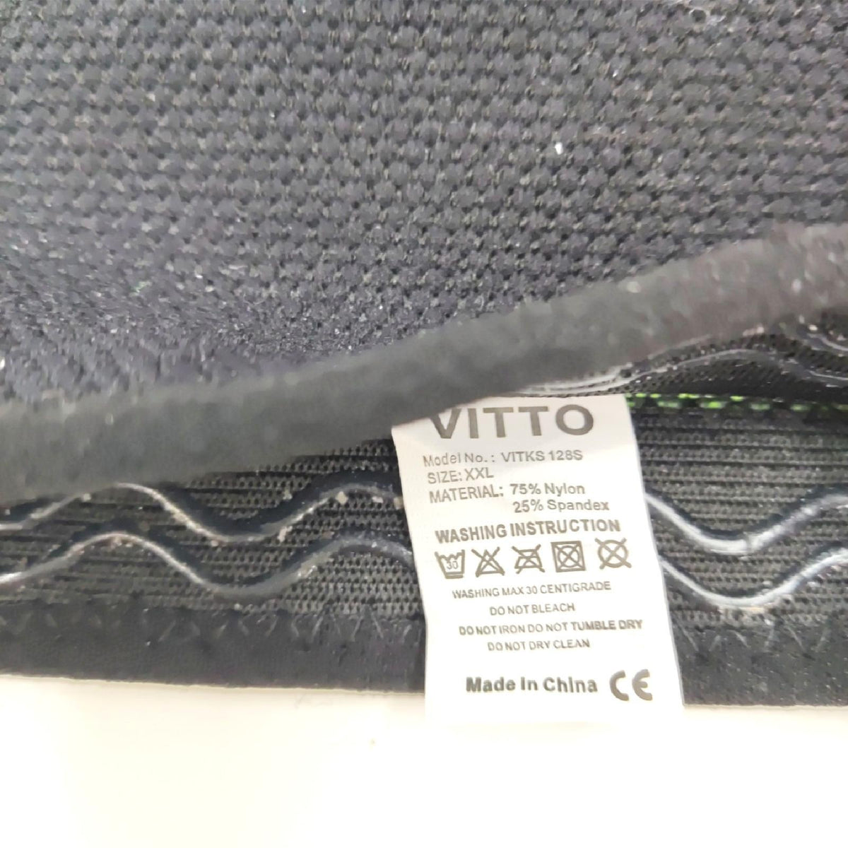 VITTO Kniebandage Männer/Damen - Bandage Knie zur Linderung von Knieschmerzen Arthrose Knie Meniskus und Kraftsport XXL mit Riemen