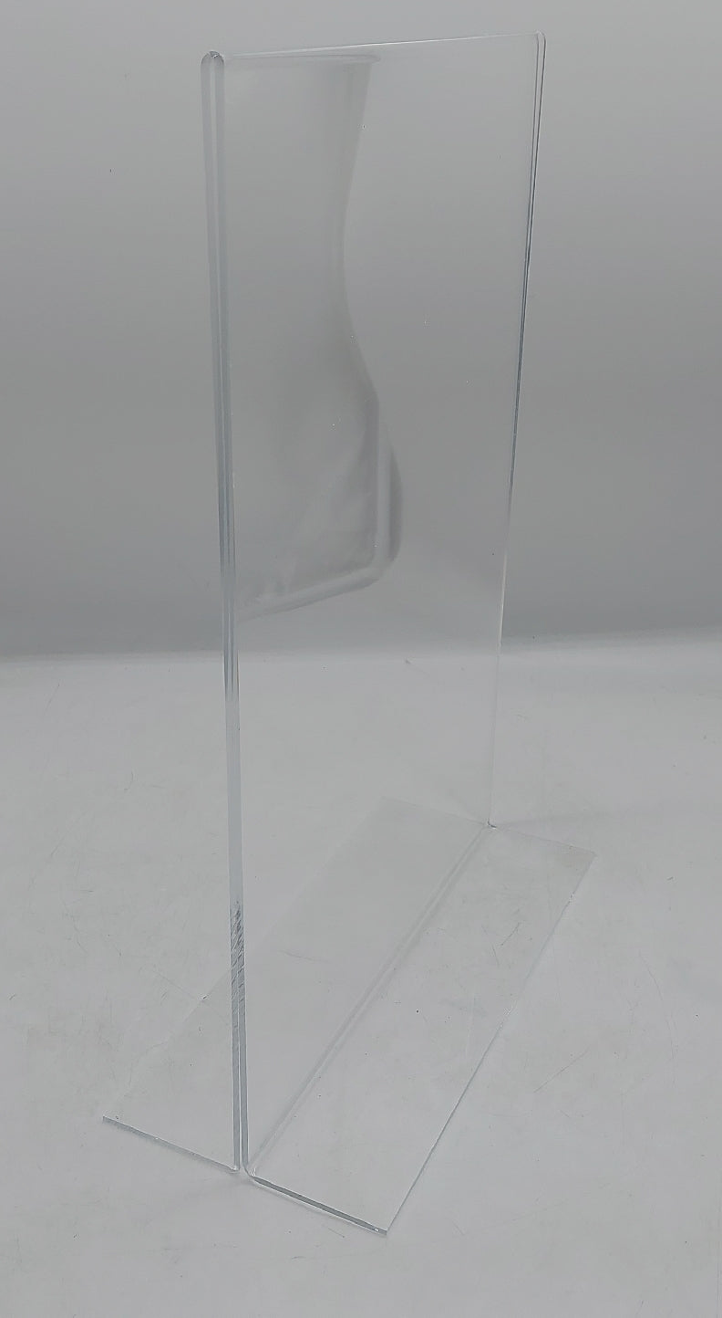 PLEXIGLAS Werbeaufsteller Tischaufsteller Hochformat DIN A3 Displayschutz elegant langleb
