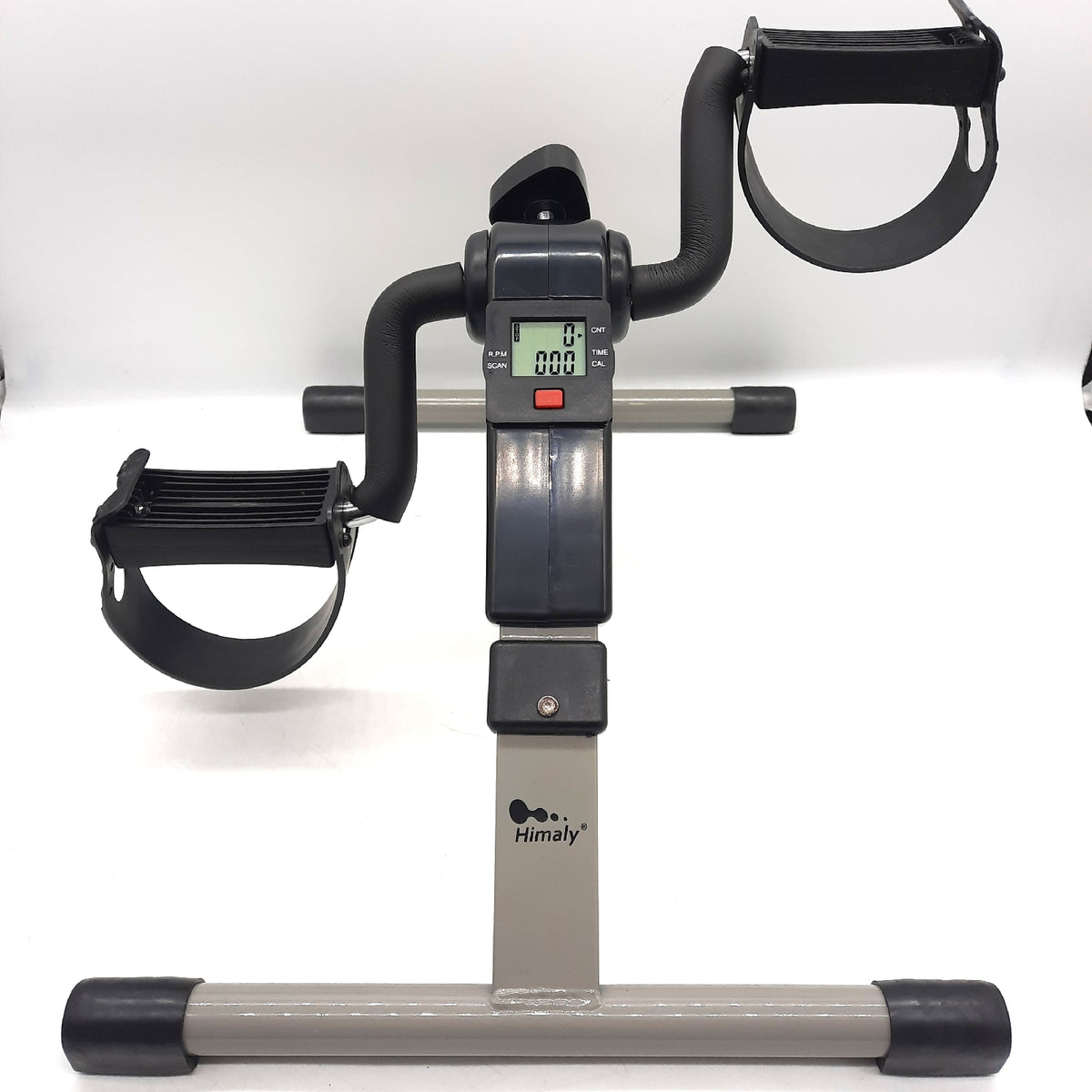 Himaly Minibike Heimtrainer Pedaltrainer mit LCD Monitor einstellbarer Widerstand Arm und Beintrainer