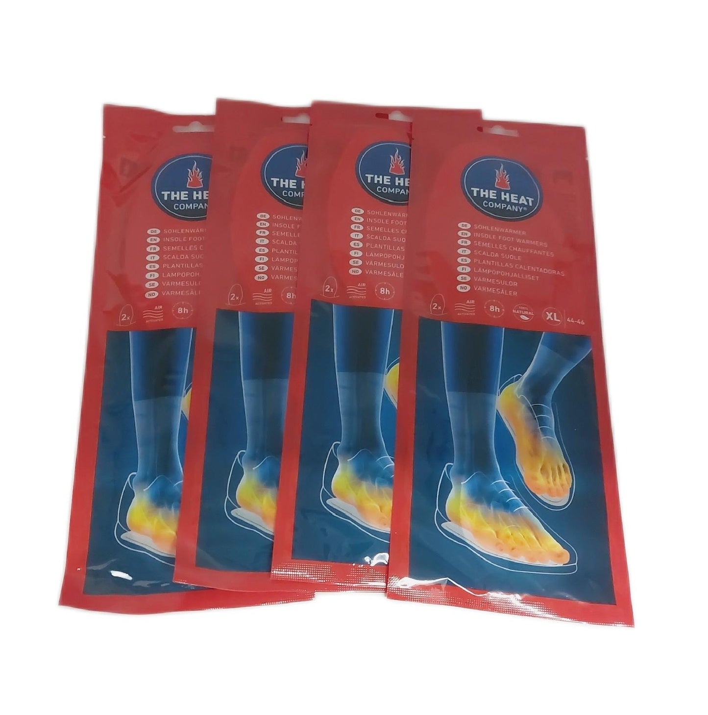 THE HEAT COMPANY Sohlenwärmer extra warm 4 Paar Fußwärmer