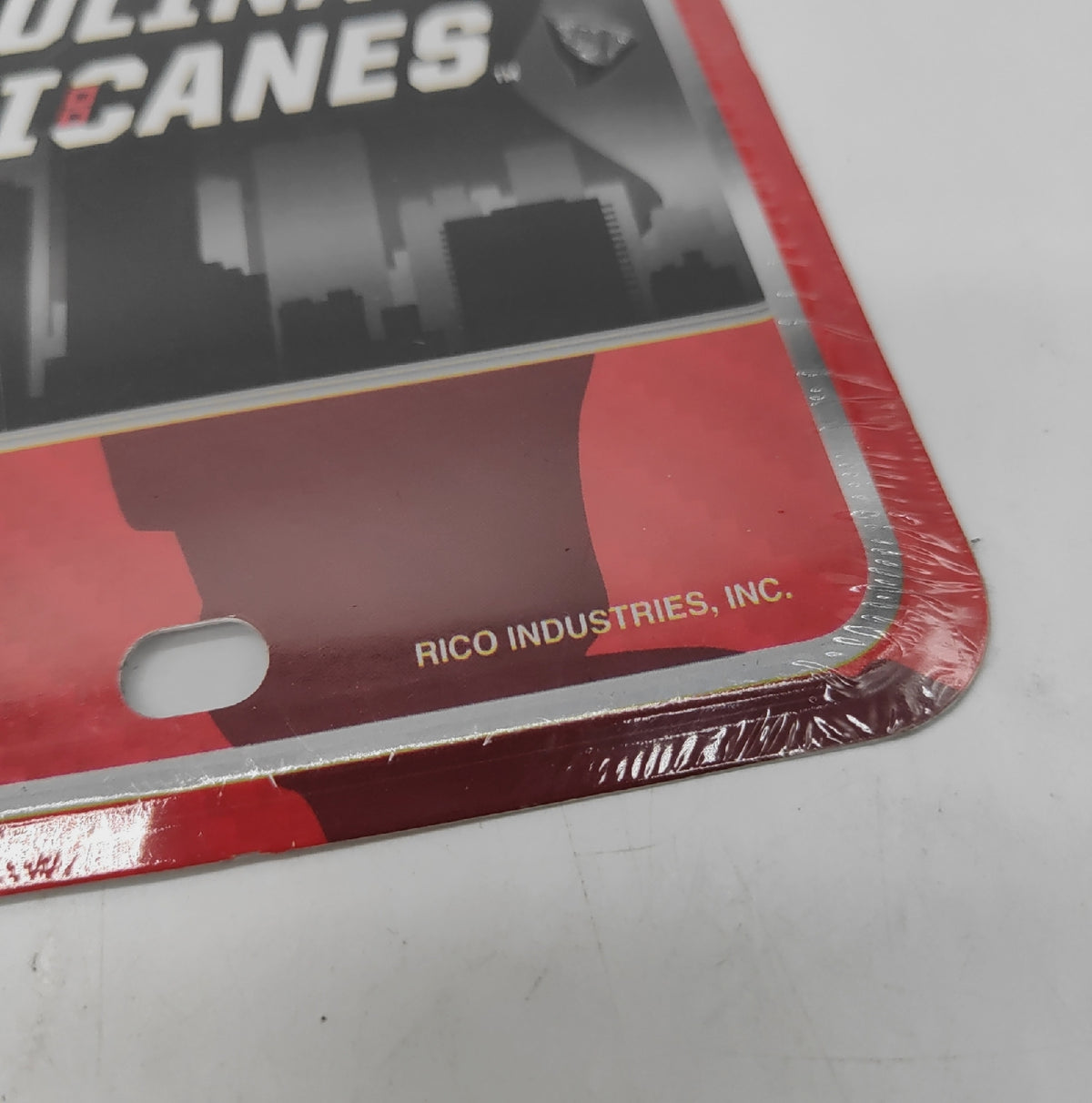 Rico Industries Metal License Plate Tag NHL Carolina Hurricanes Kennzeichenanhänger Metall 6 x 115 cm