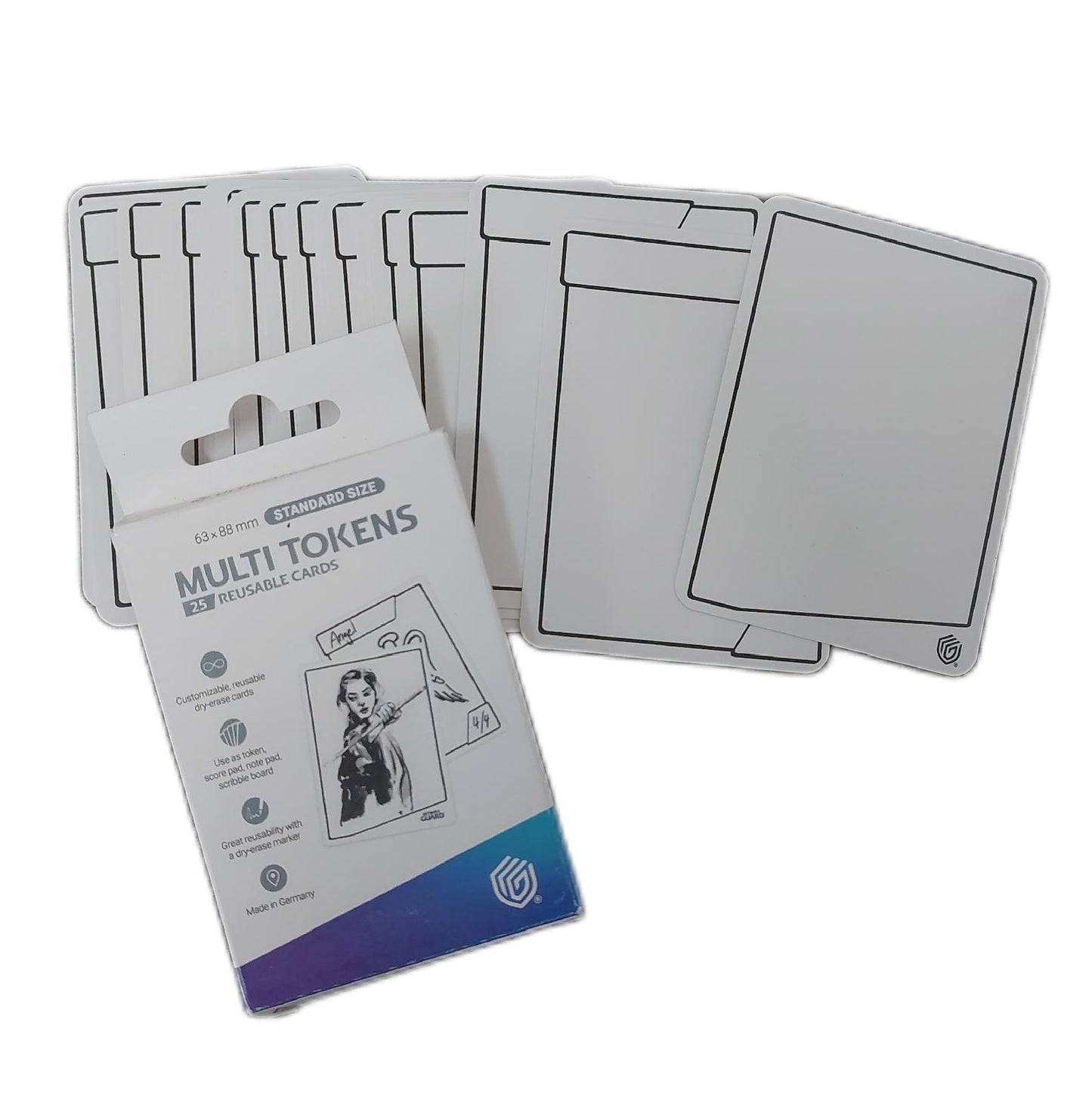 Ultimate Guard Token Aufbewahrung Sammelkarten Multi Tokens Mehrfarbig 63 x 88 mm