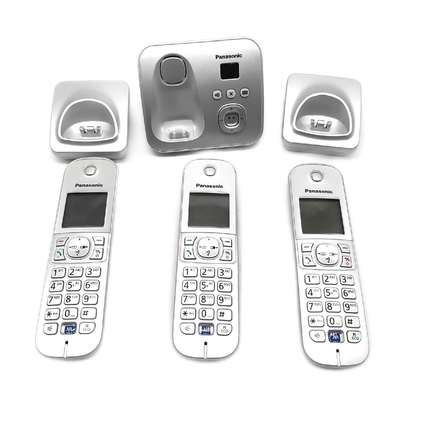 Panasonic Schnurlostelefon Telefonzubehör KX TG6823GS Anrufbeantwort