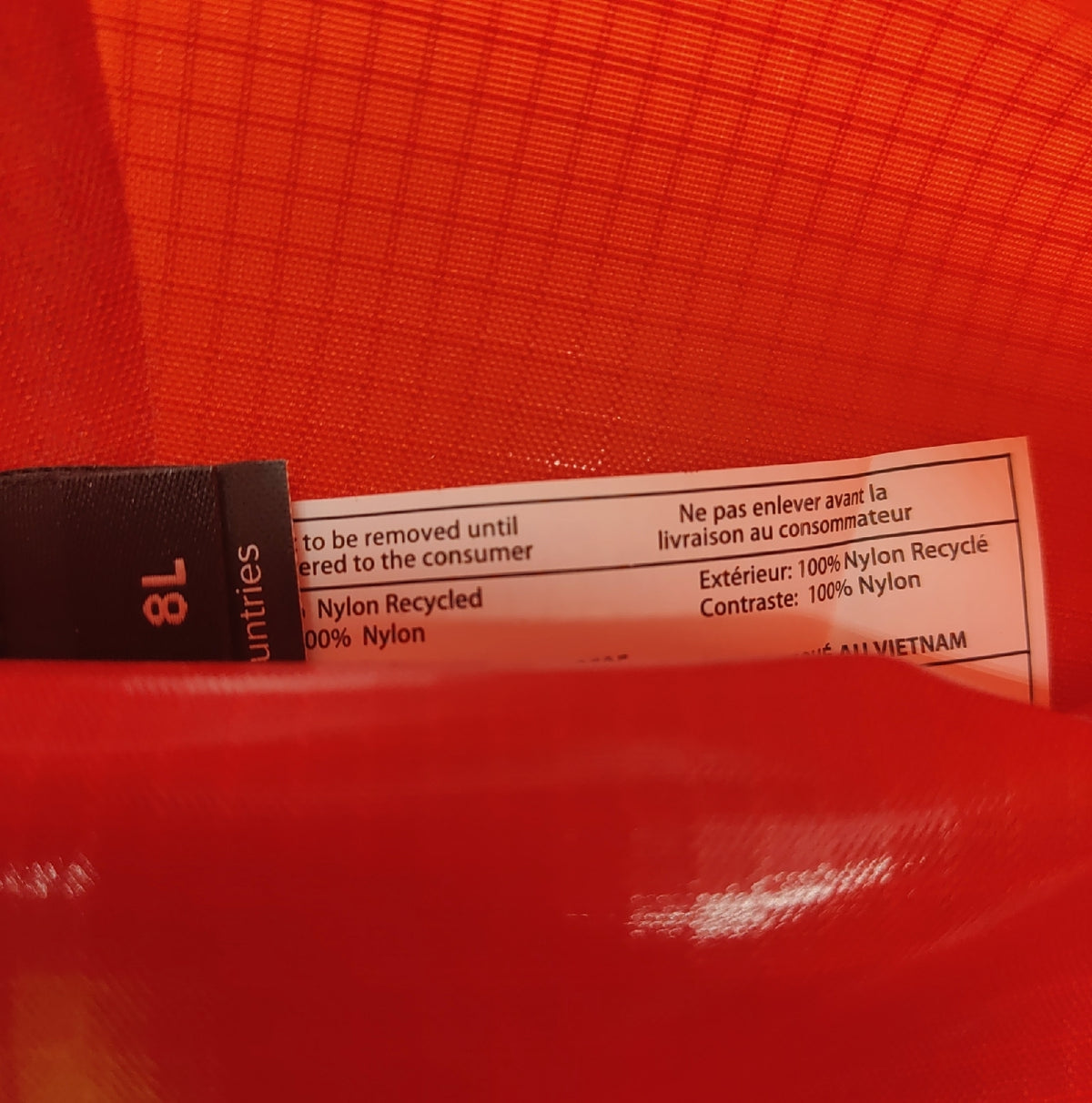 Osprey Wildwater Dry Bag Packsack 8 L Mars Orange IPX5 wasserdicht wasserdichter Packsack