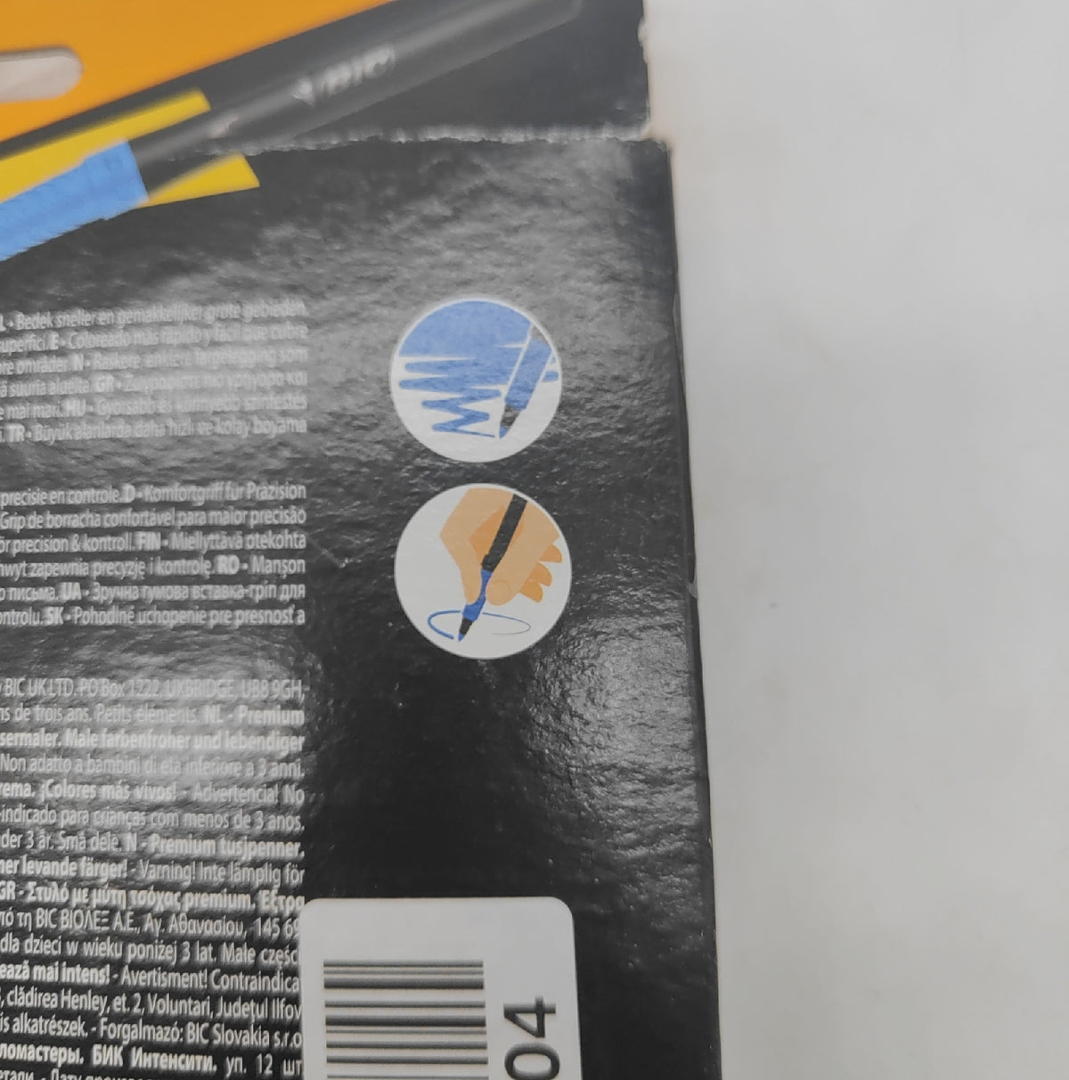 BIC Intensity Premium Filzstifte 11 von 12 Farben Kautschukgriff