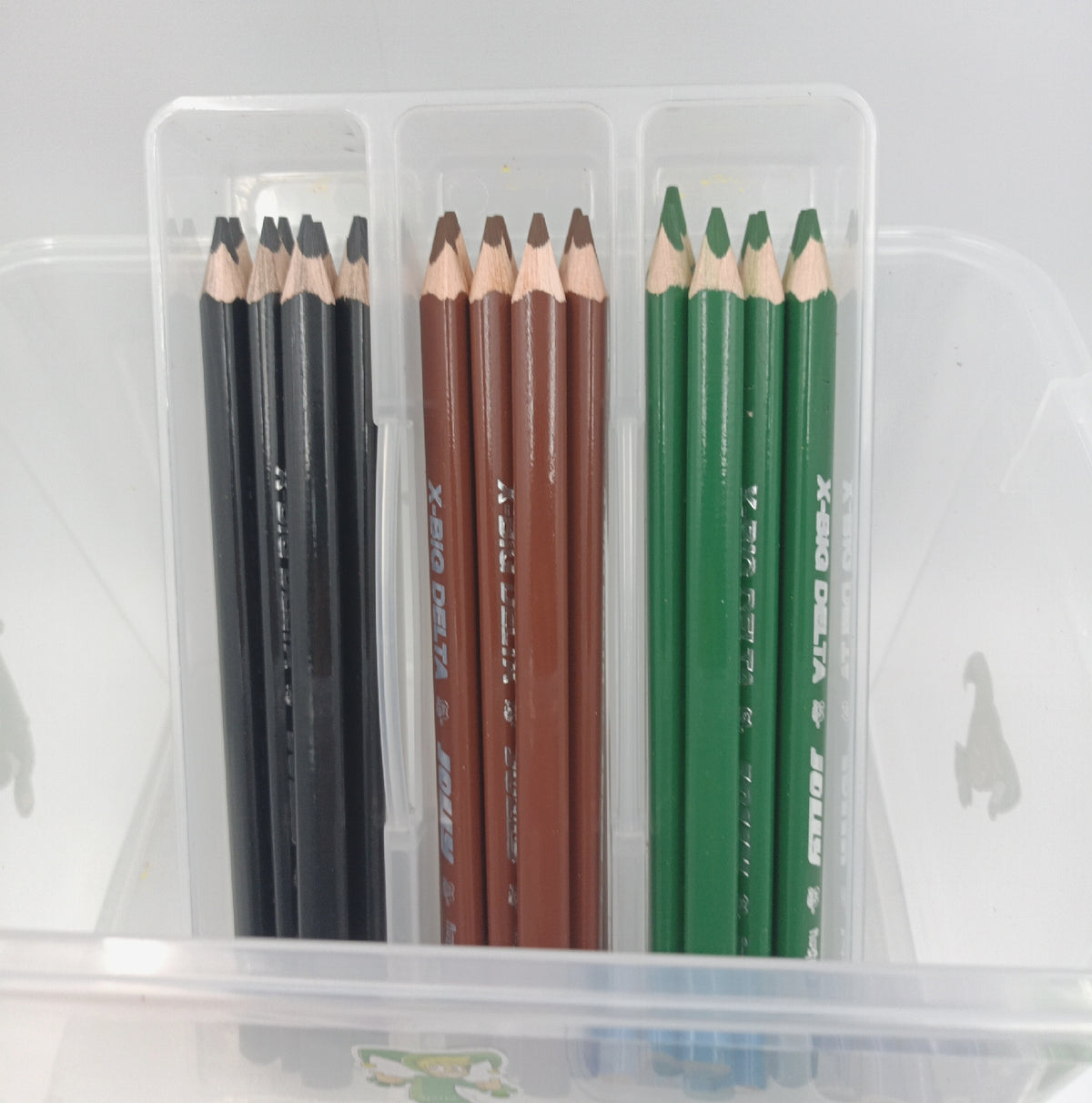 Jolly X Kindergartenkoffer Malset Buntstifte Big Delta 96 Stück für Kinder Kreat