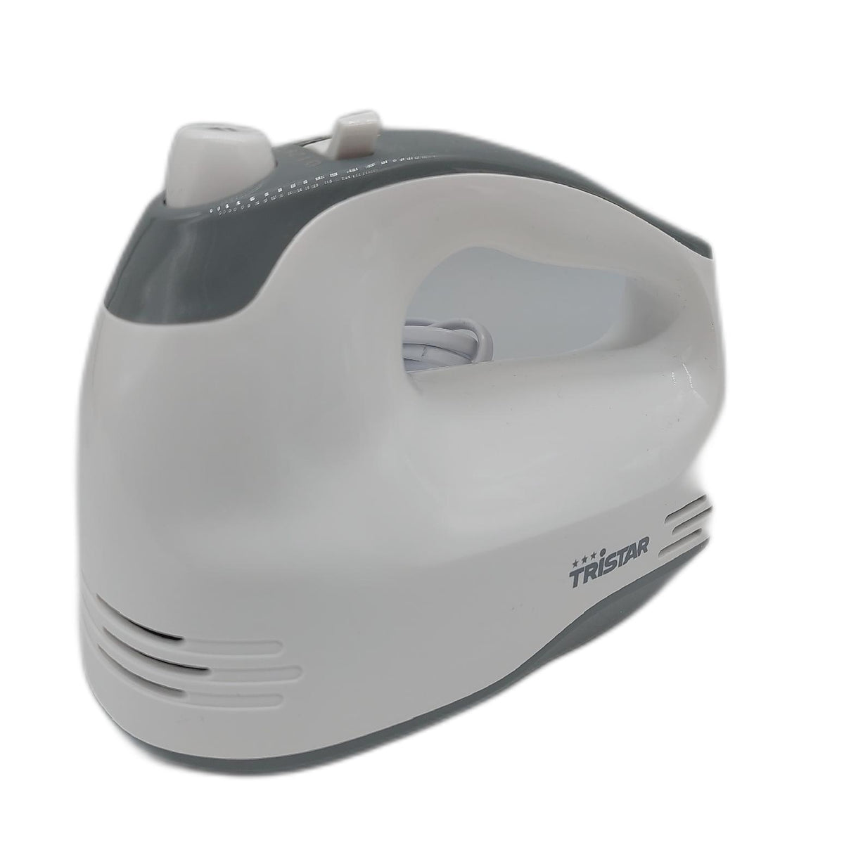 Tristar Handmixer MX4203 5 Geschwindigkeitsstufen 200W Edelstahl Rührbesen Knethaken BPA frei