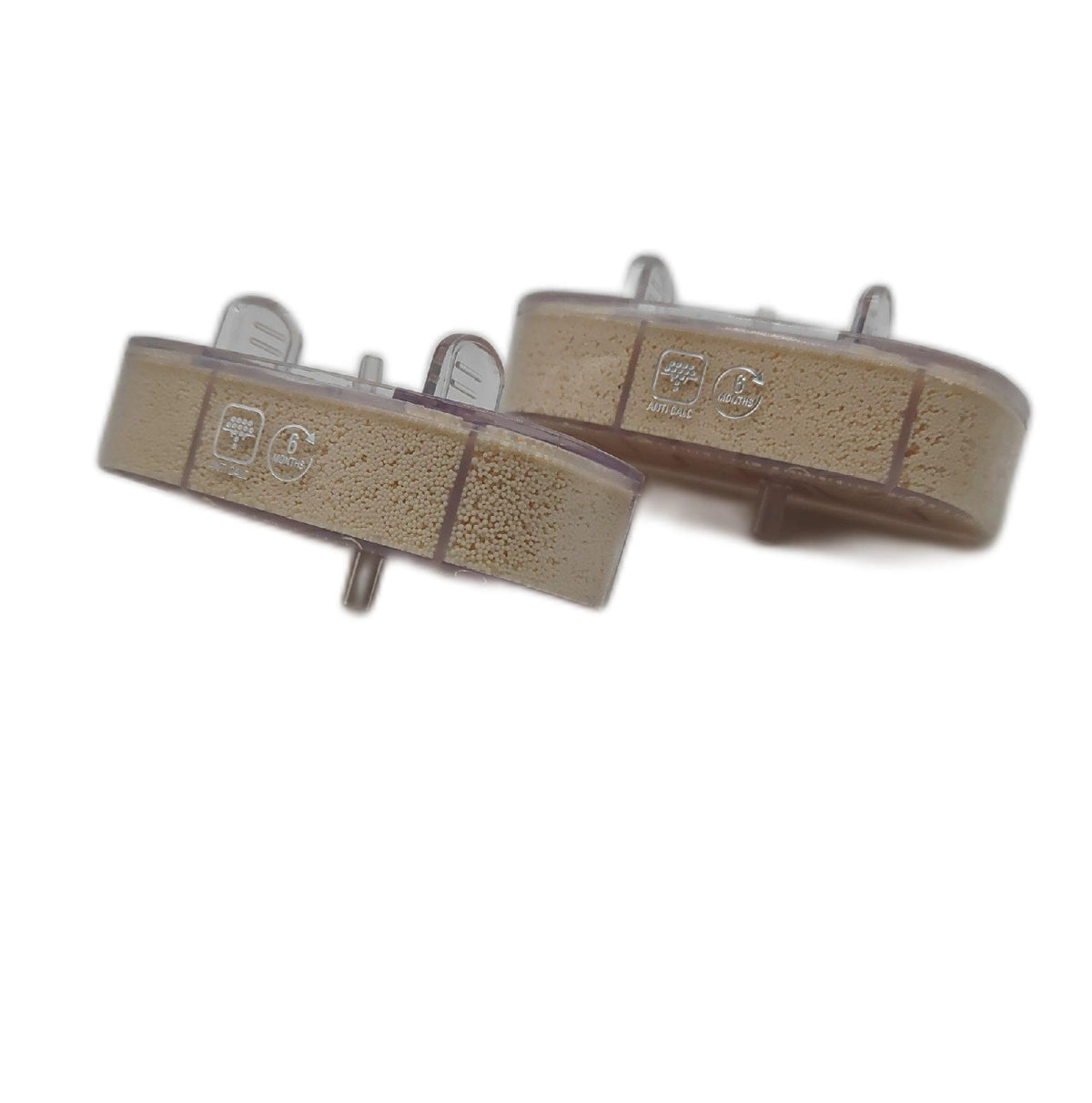Rowenta ZR005806 Kalkpatronen Set mit 2 Anti Kalk Kartuschen Kunststoff und Schaumstoff