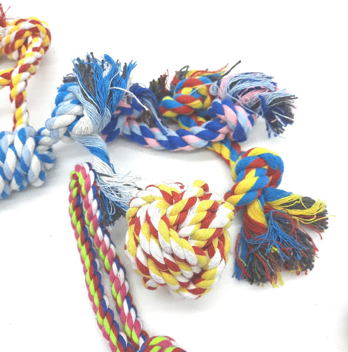 Koyukuk Seilspielzeug 15er Pack Welpen Spielzeug für kleine Hunde robust zum Kauen