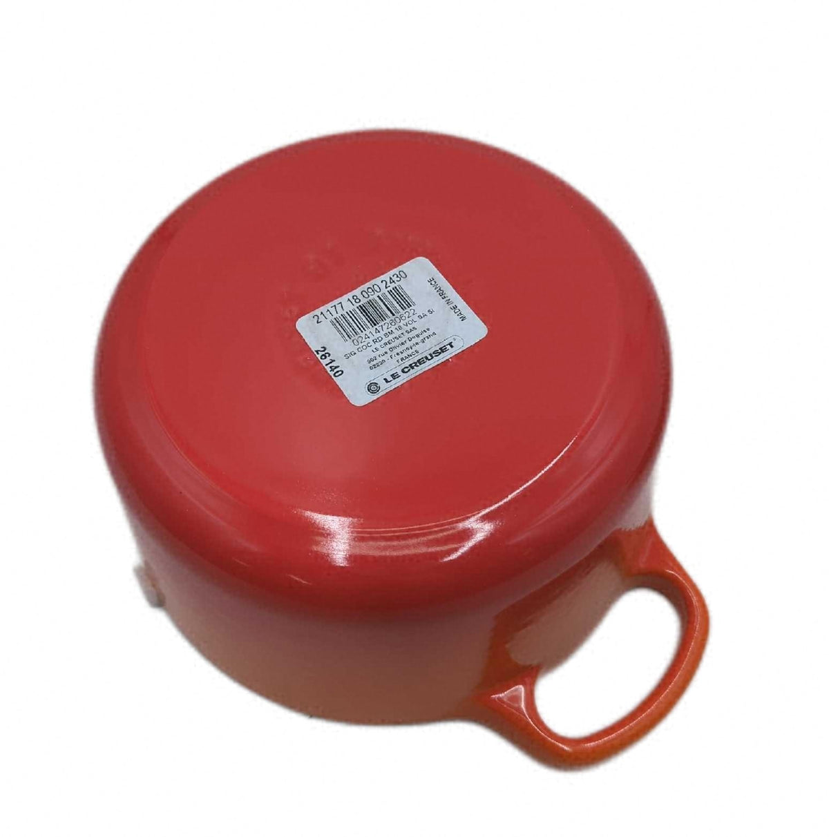 Le Creuset Signature Gusseisen Bräter Deckel 18 cm rund passend für alle Herdarten