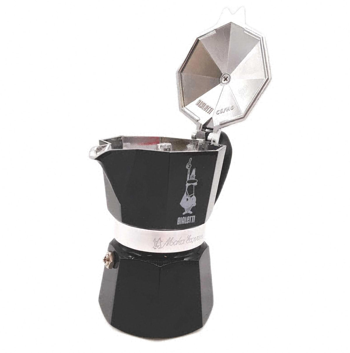 Bialetti Moka Kaffeemaschine Express 3 Tassen Anti Verbrühungsgriff Farbe Variante