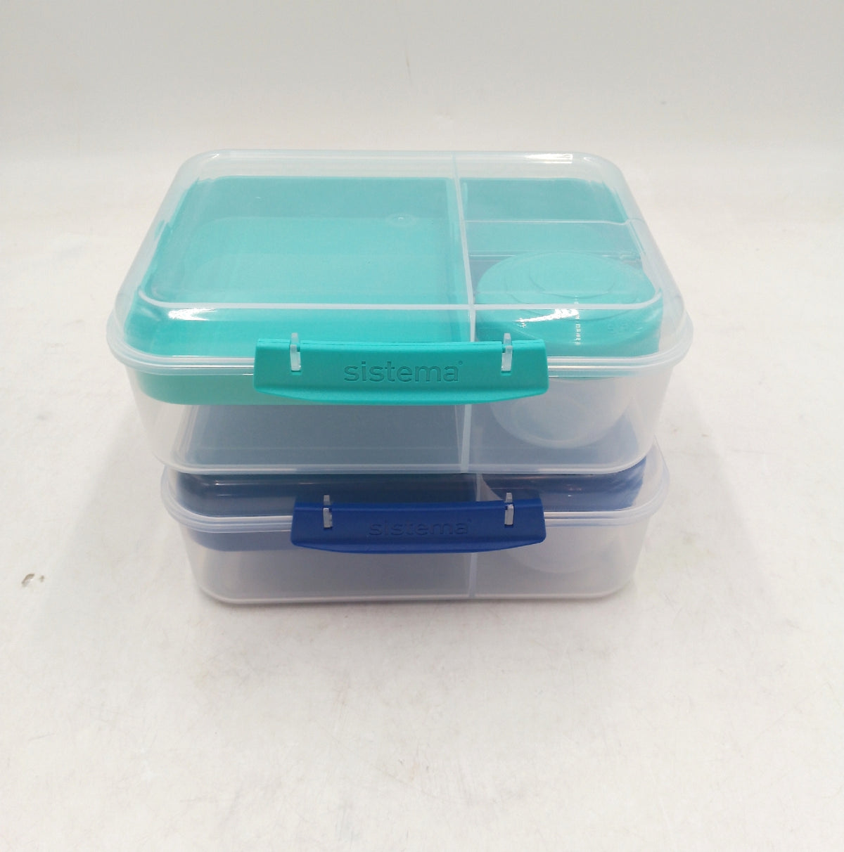 Sistema 82028 Behälter aus Kunststoff Menta Verde Azul mit Sieben und Werkzeugen Gadgets