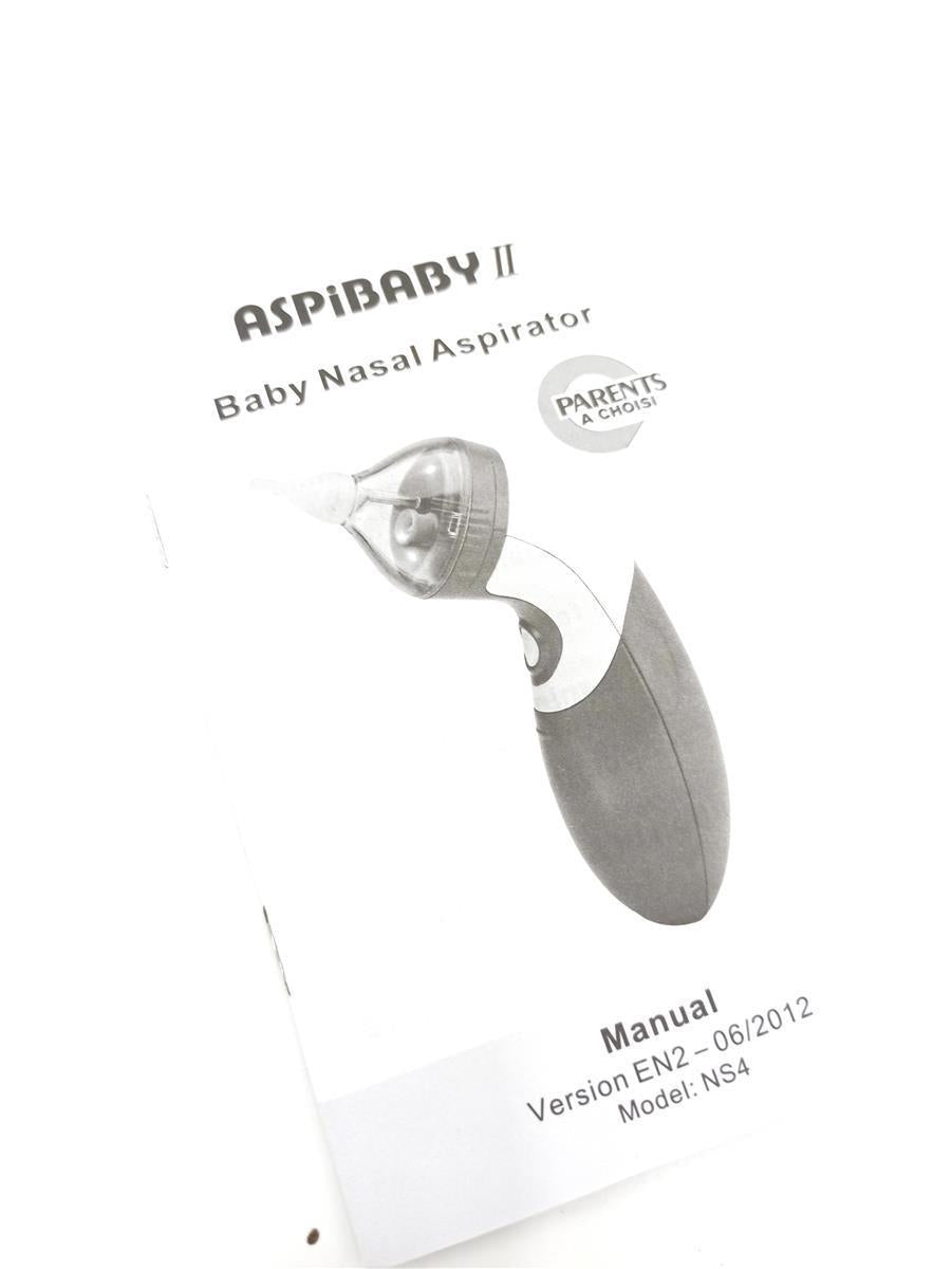 Aspibaby II lbs Elektrischer Nasensauger medizinisch Beruhigung Therapie Baby Atemweg effektiv