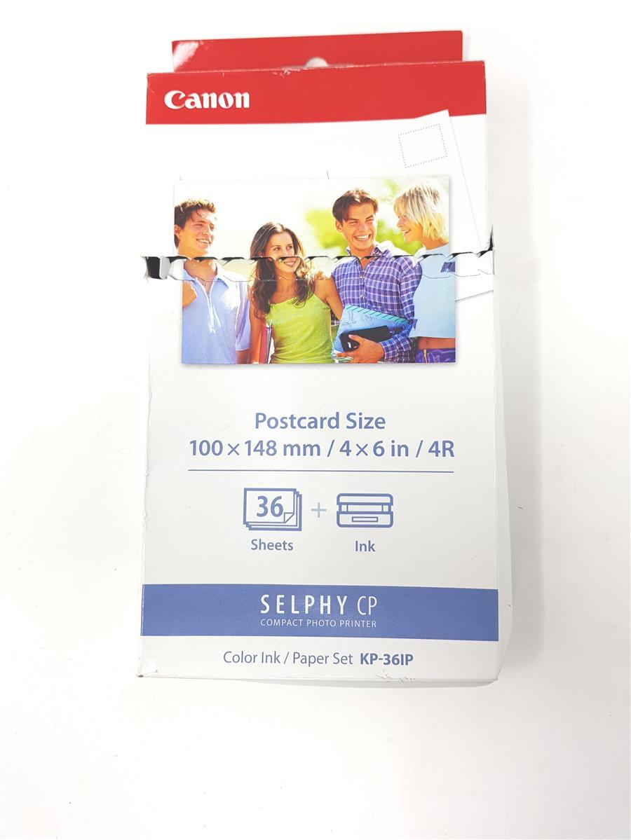 Canon Fotodrucker Verbrauchsmaterial Tinte Papier Cartridge Kit KP 36IP Fotopapier Kit 36 Blatt