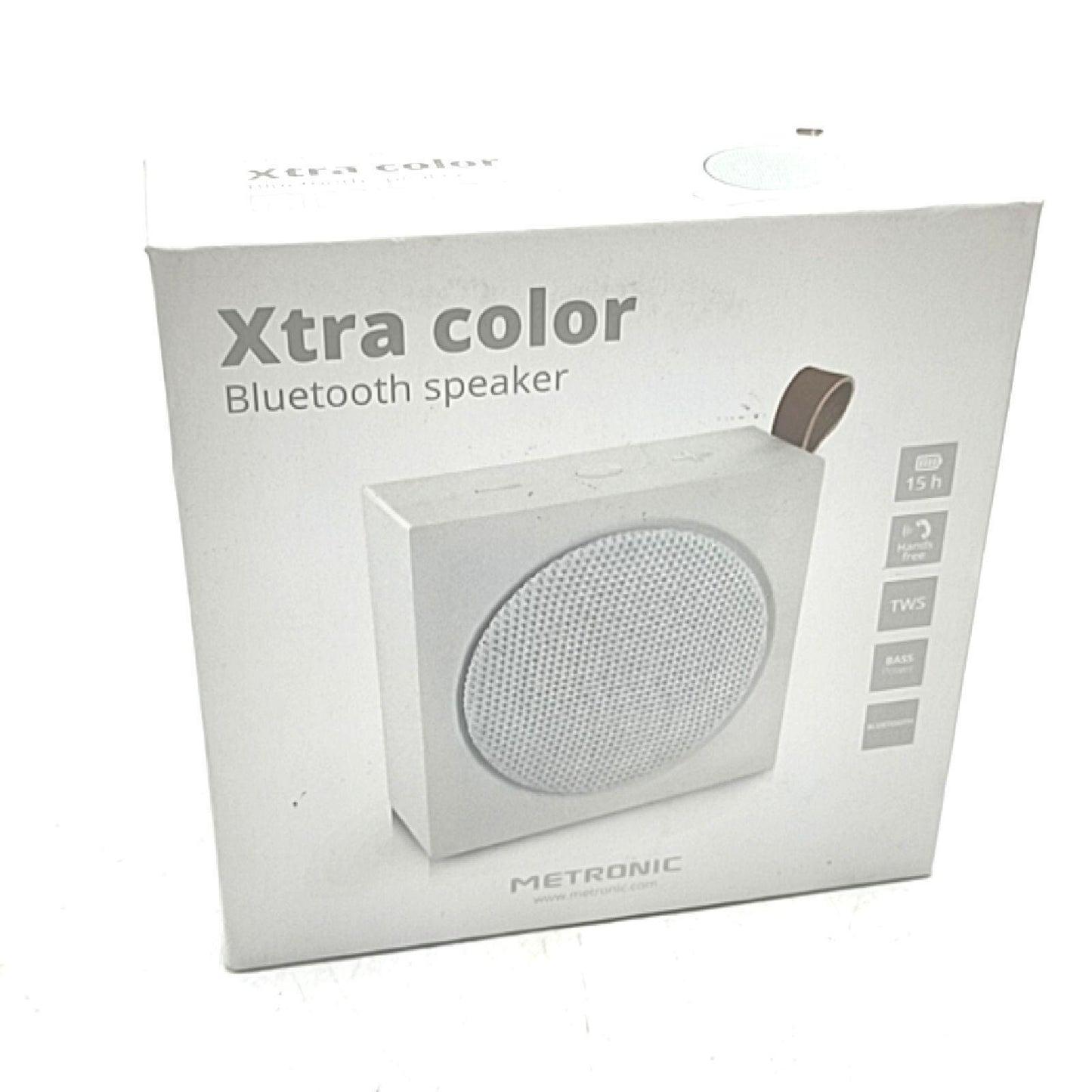 Metronic Tragbarer Lautsprecher Audio Xtra Color Bluetooth 3 Watt tragbar klein handlich