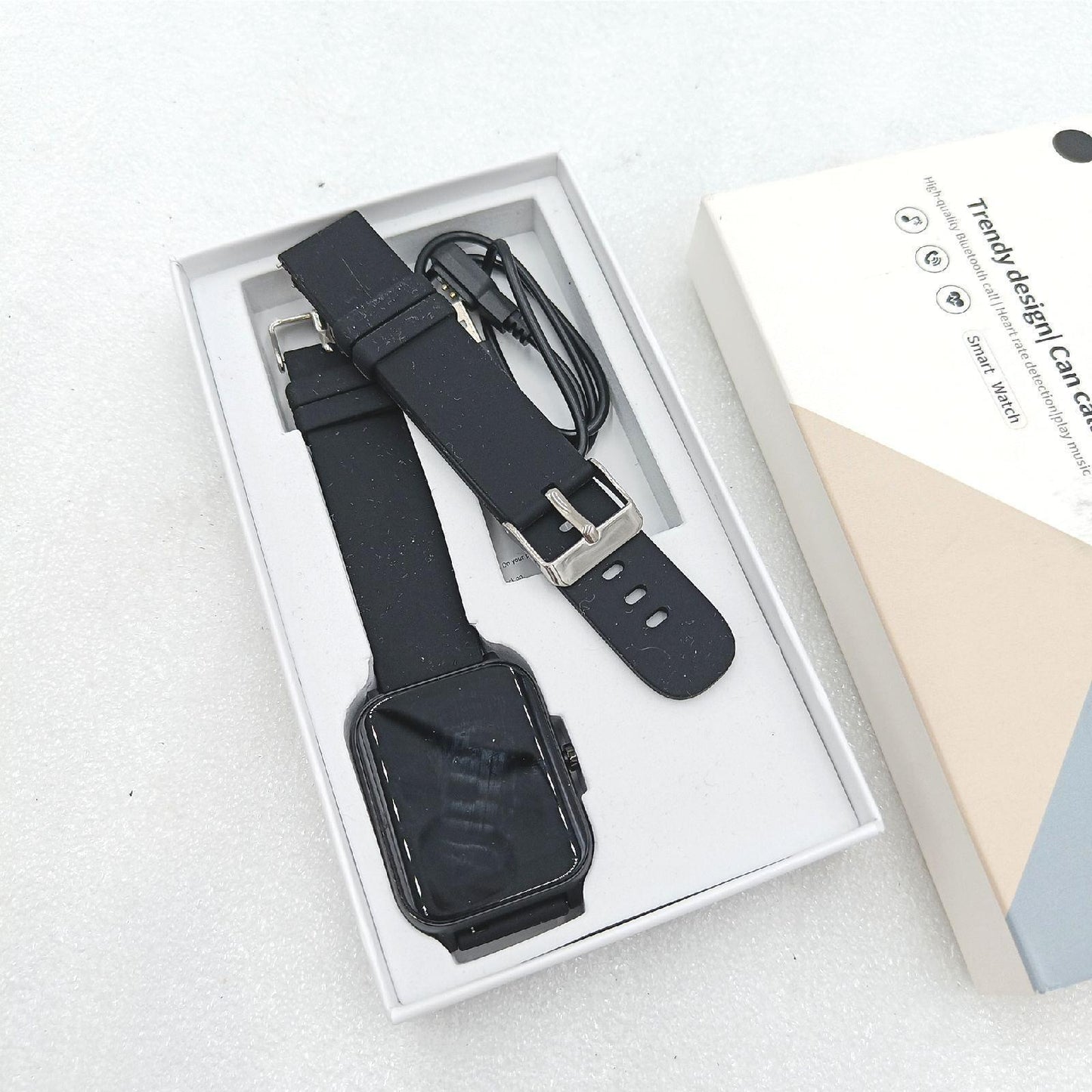 HitTopss Smartwatch Fitnessuhr Blutdruck Herzfrequenz Waterproof Anruffunktion Sportuhr Smart Technologie