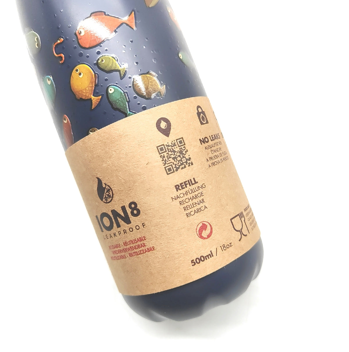Nachhaltige Trinkflasche Trinkflaschen Haushalt 500 ml Blau Motiv Spruch umweltfreund