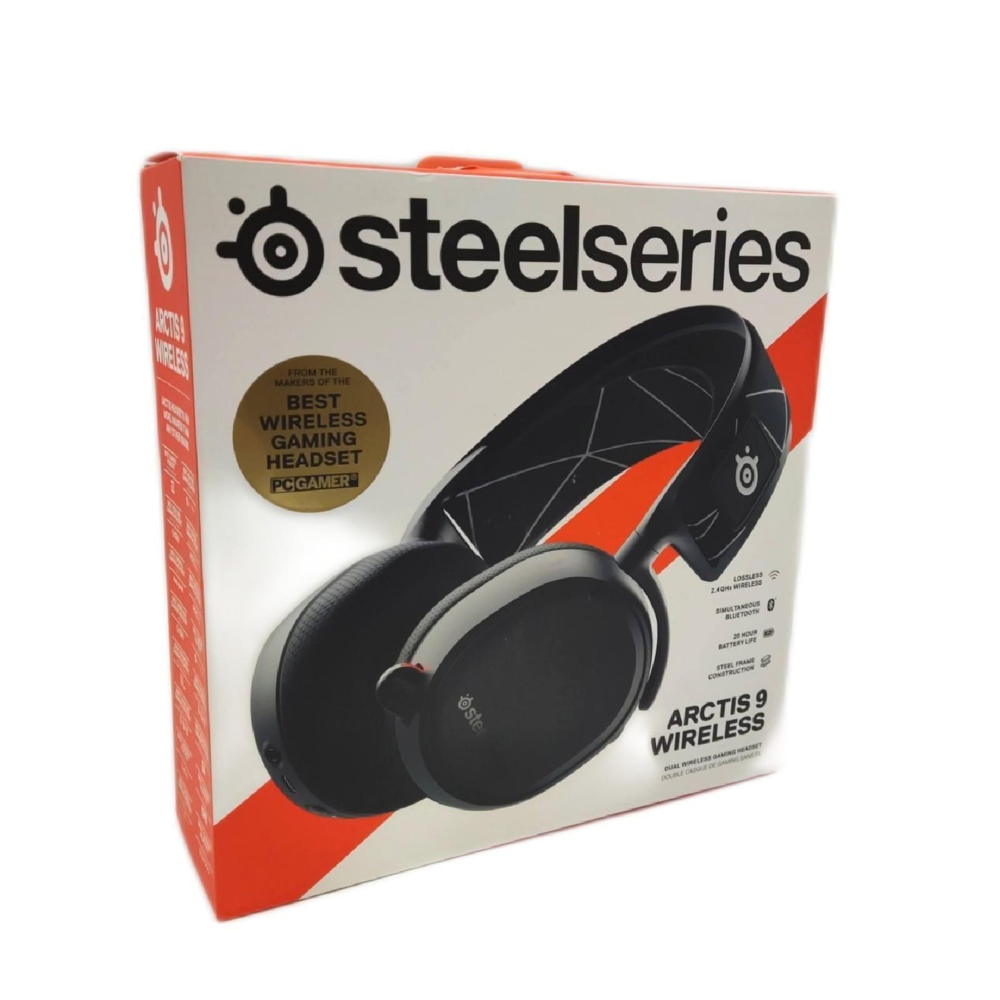SteelSeries Arctis 9 Dual kabelloses Gaming Headset Verlustfreies 2 - DEFEKT