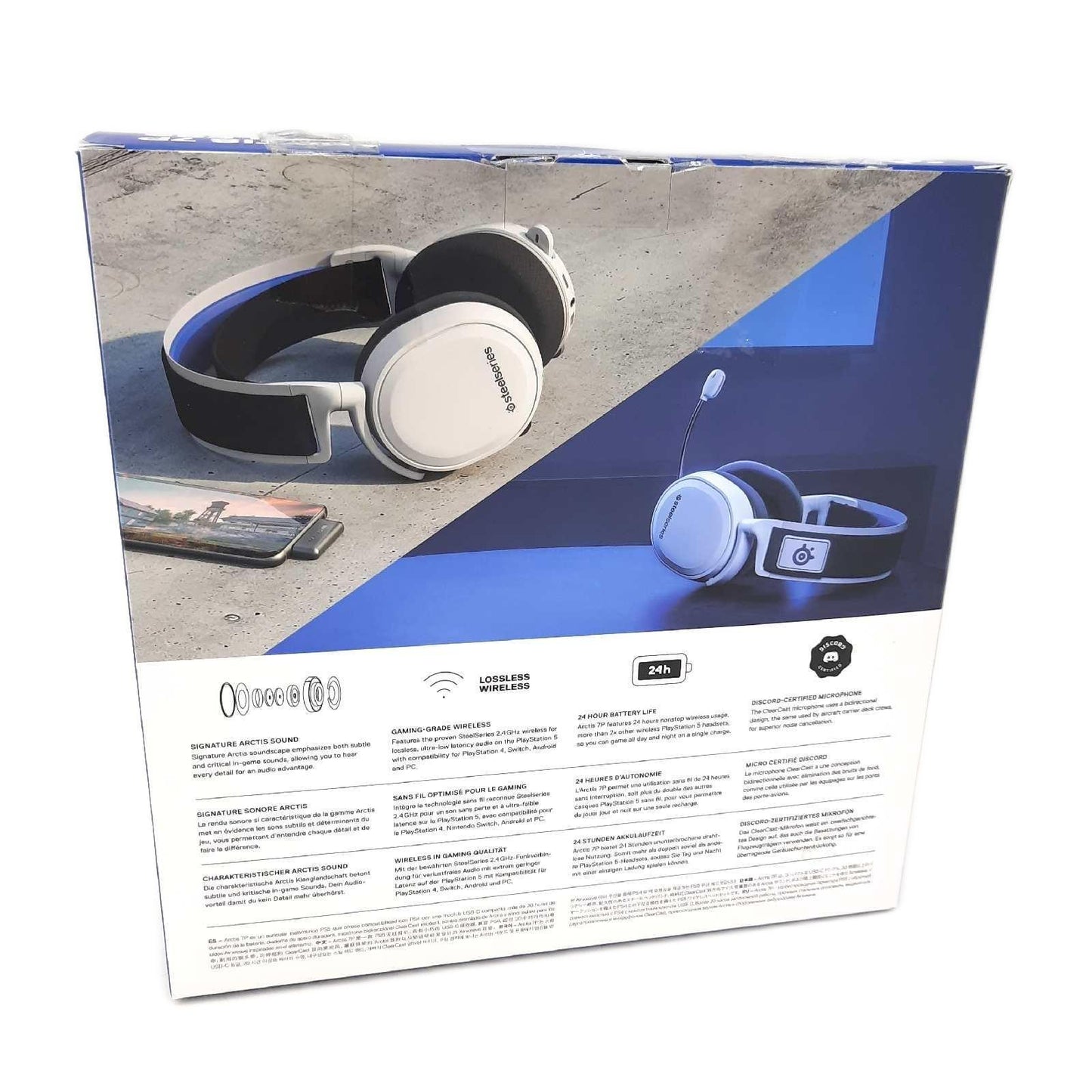 SteelSeries Arctis 7P Wireless Verlustfreies 24 GHZ Polster Kopfbug