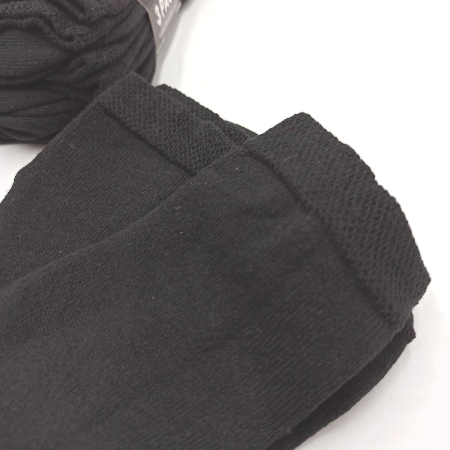 FM London Schulsocken Kinder Socken Schwarz Calf Komfort