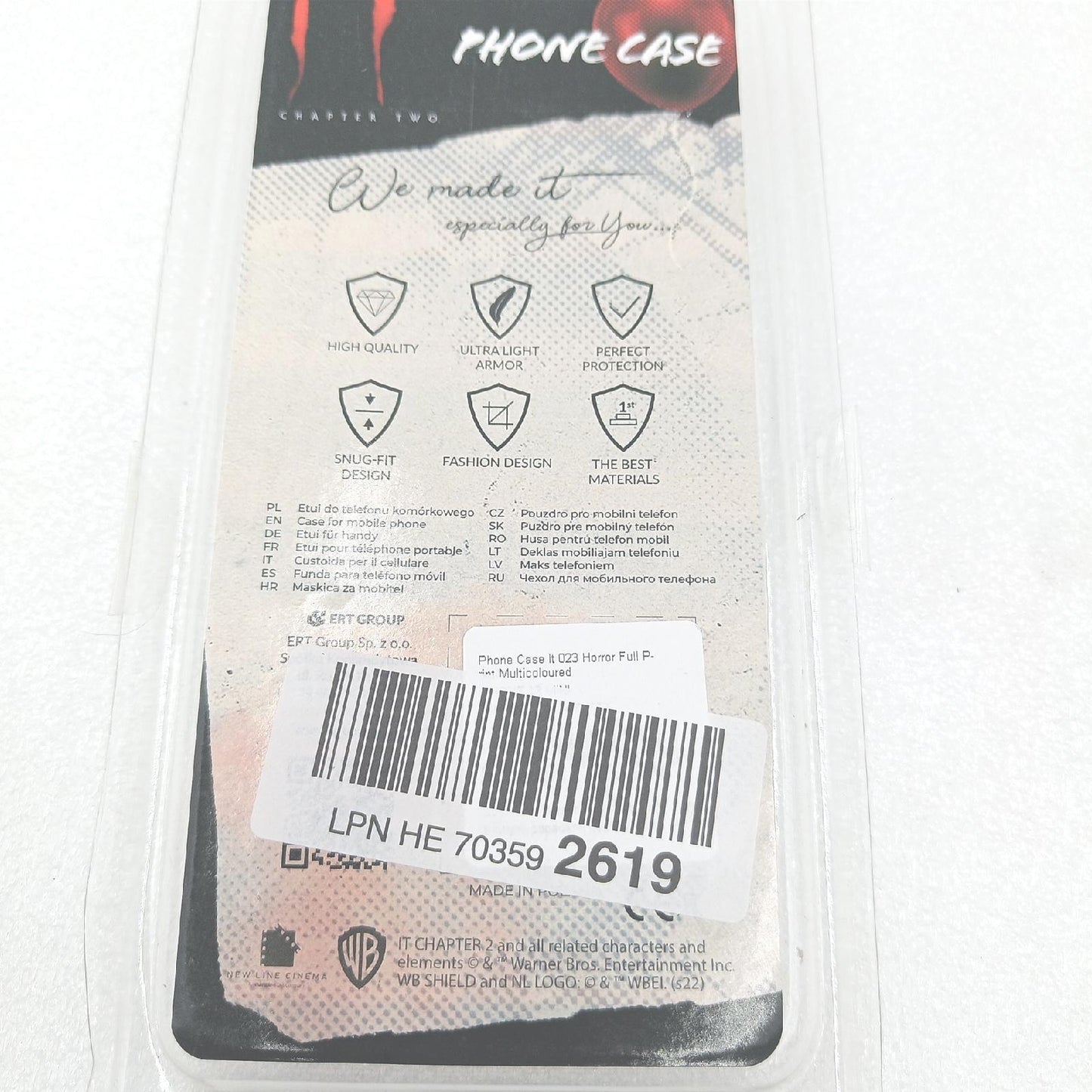 ERT GROUP Handyhülle Schutzhülle für iPhone 13 MINI TPU Horror Motiv optimal angepasst